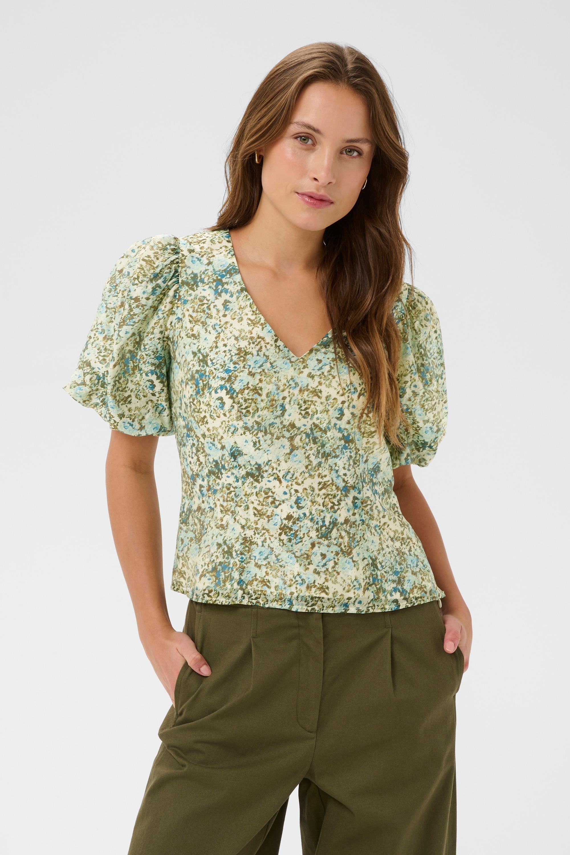 Saint Tropez Kurzarmbluse »Kurzarm-Bluse RainieSZ«