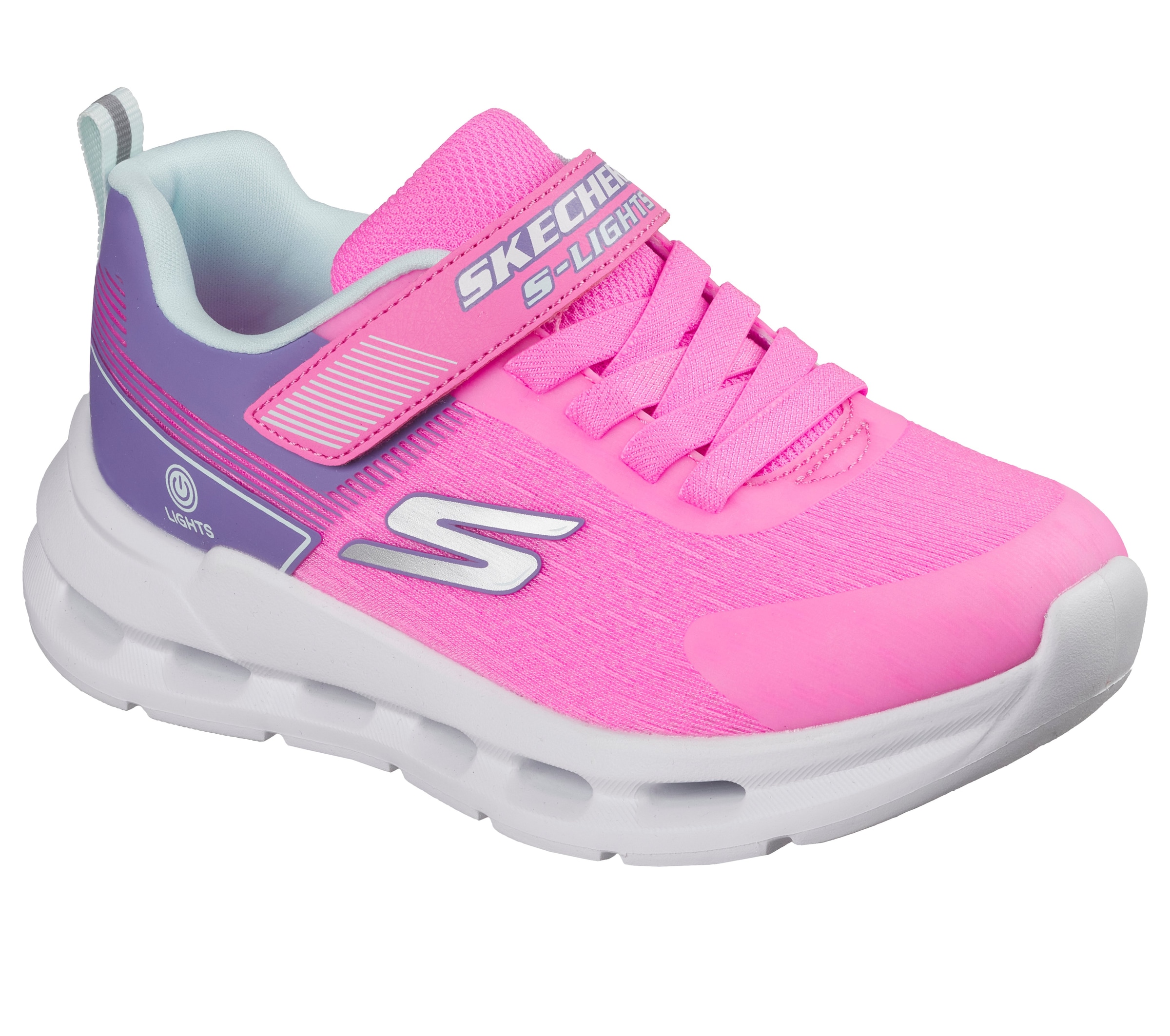 Skechers Sneaker »GLIDE-STEP LIGHTS«  Halbschuh mit Glide Step, Größenschablone zum Download