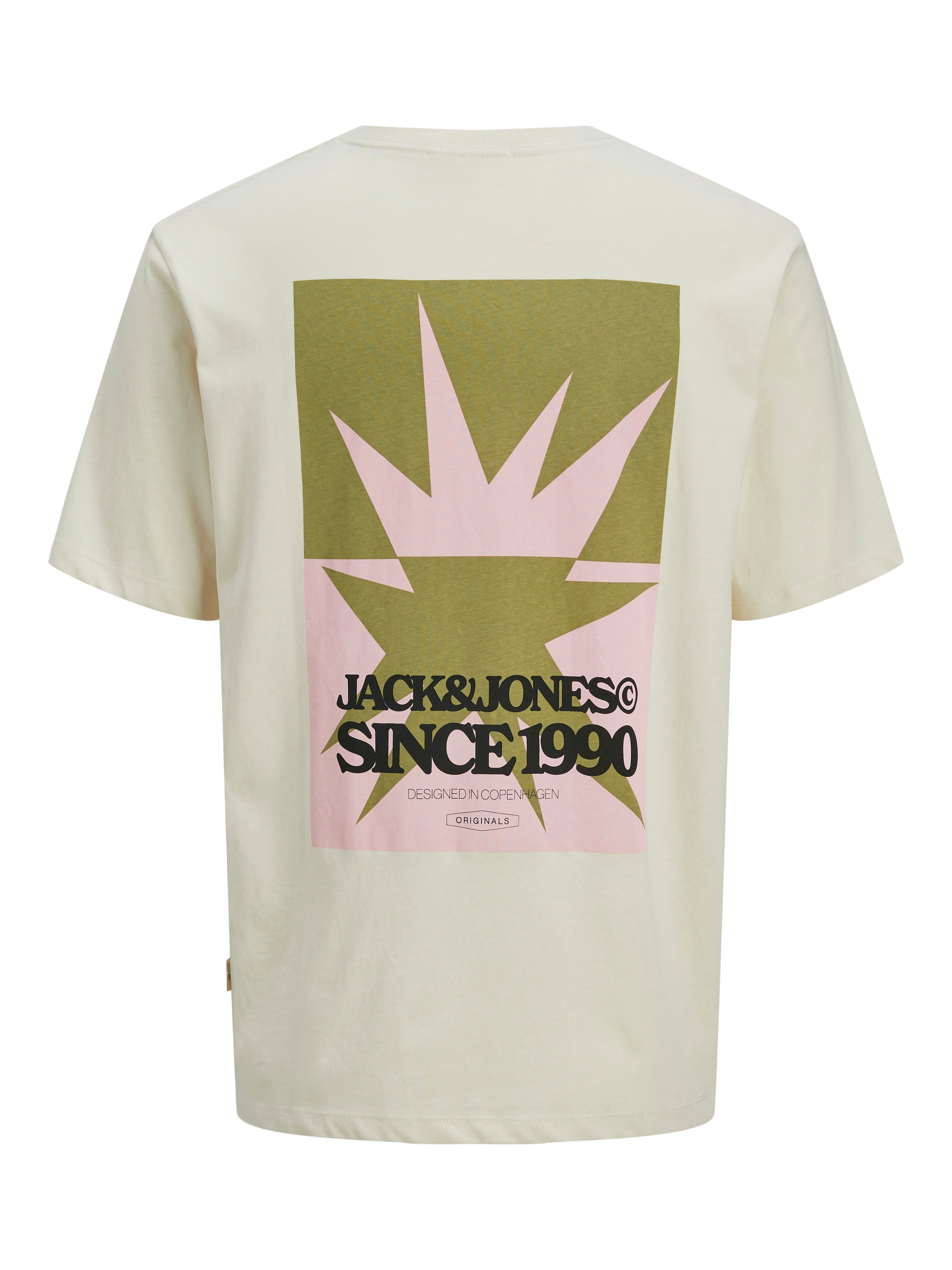 Jack & Jones Print-Shirt »JORTAVIRA POSTER TEE SS CREW NECK«, mit Backprint