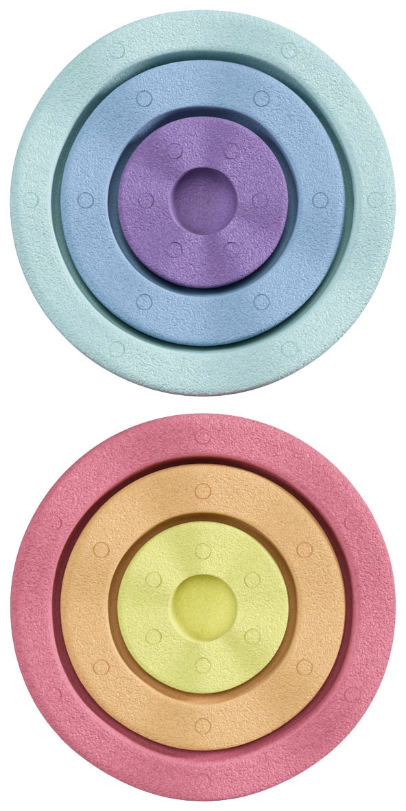 Stapelstein Balancetrainer »Inside rainbow pastel«, (Set, 6 tlg.), bis zu 50 kg belastbar