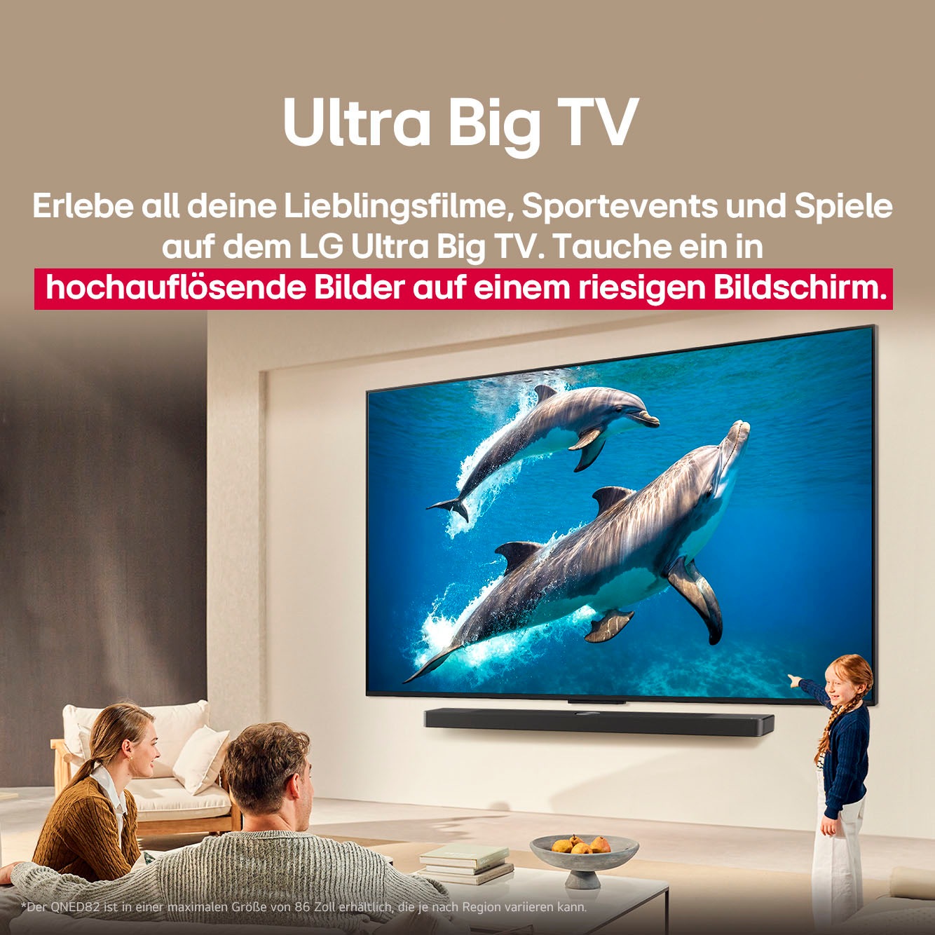 LG QNED-Fernseher »65QNED80A6A«, 4K Ultra HD, Smart-TV