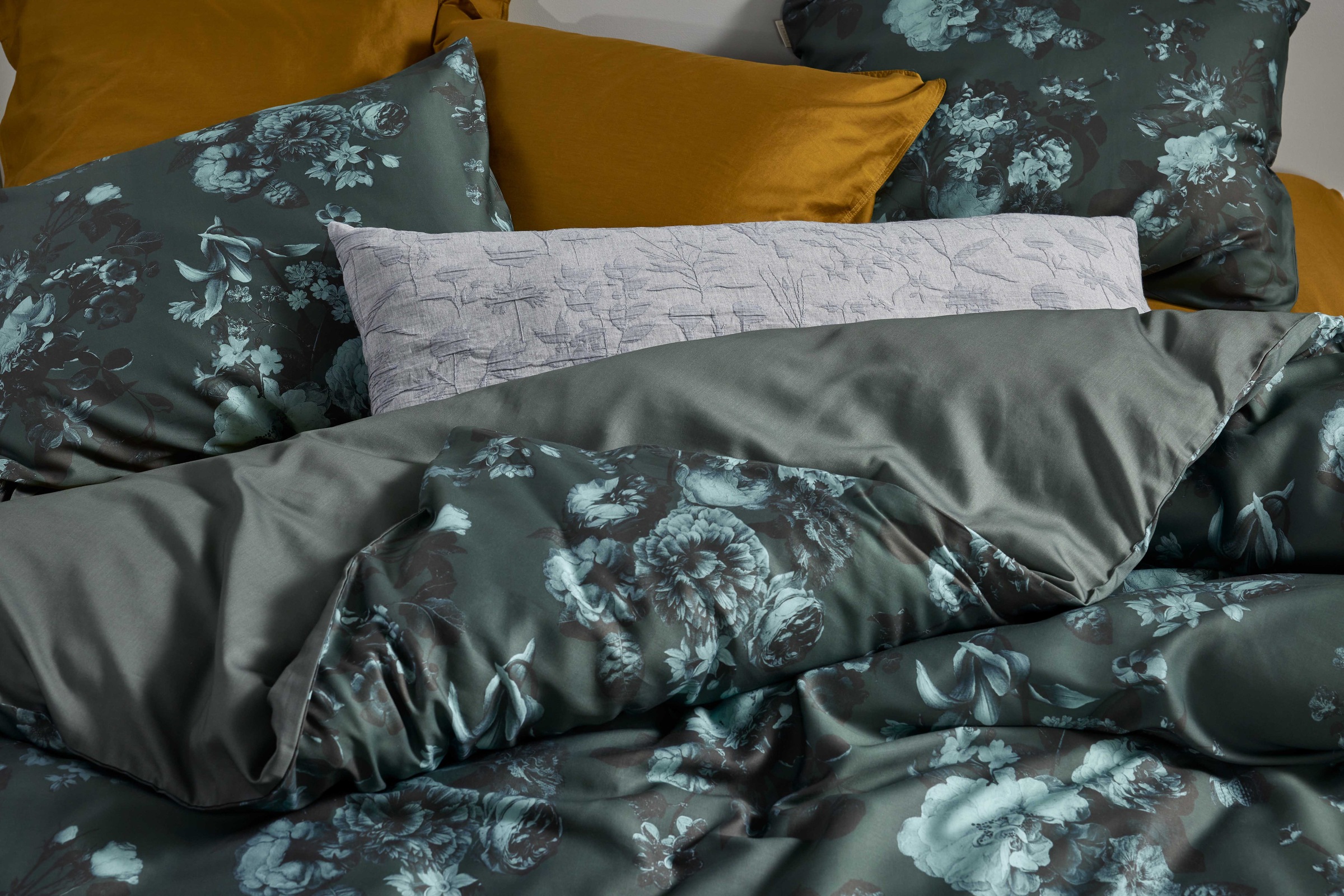 Essenza Wendebettwäsche »Florice, 50% Lyocell, 50% Baumwoll Twill gebürstet« 2 Stk. tlg.