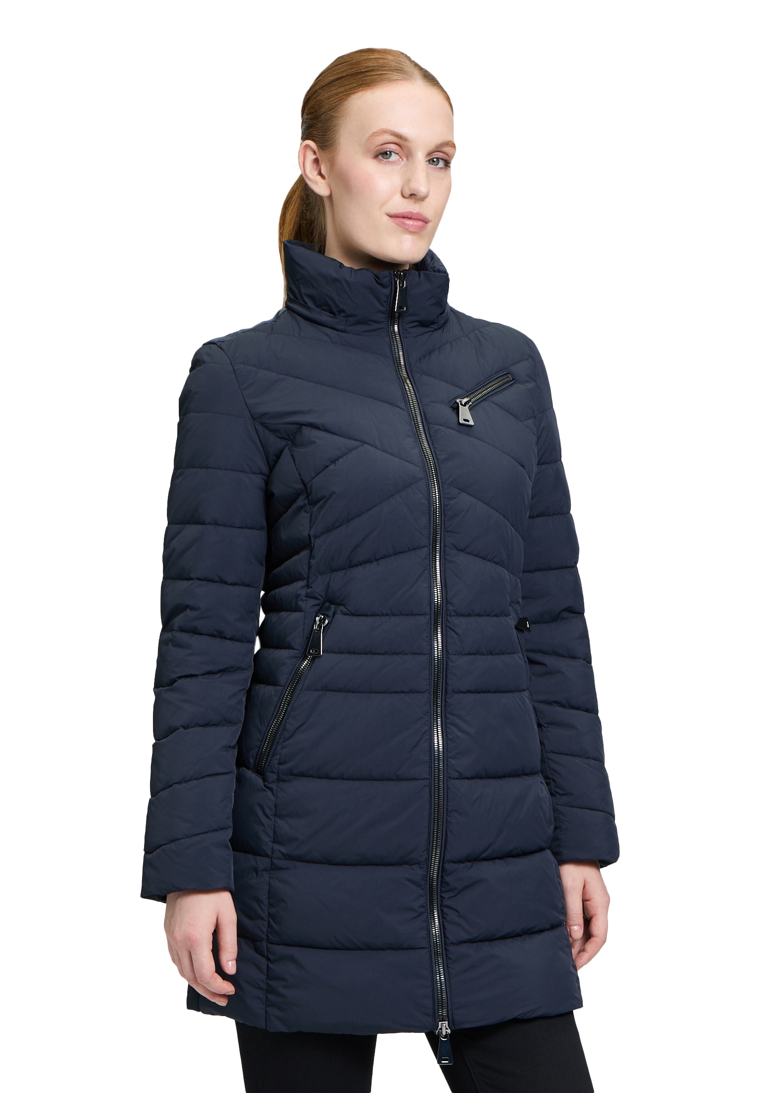 Gil Bret Steppjacke »Steppmantel mit abnehmbarer Kapuze«