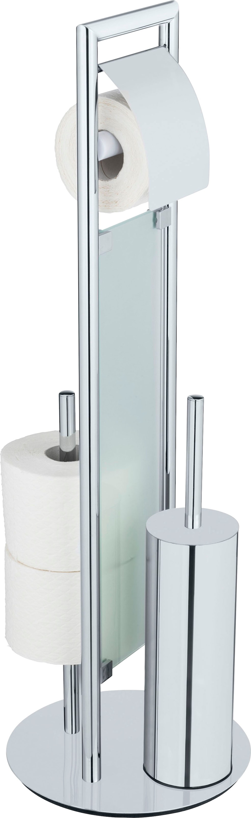 WC-Garnitur »Sulmona«, aus Edelstahl-Polypropylen, mit Silikon-Bürstenkopf