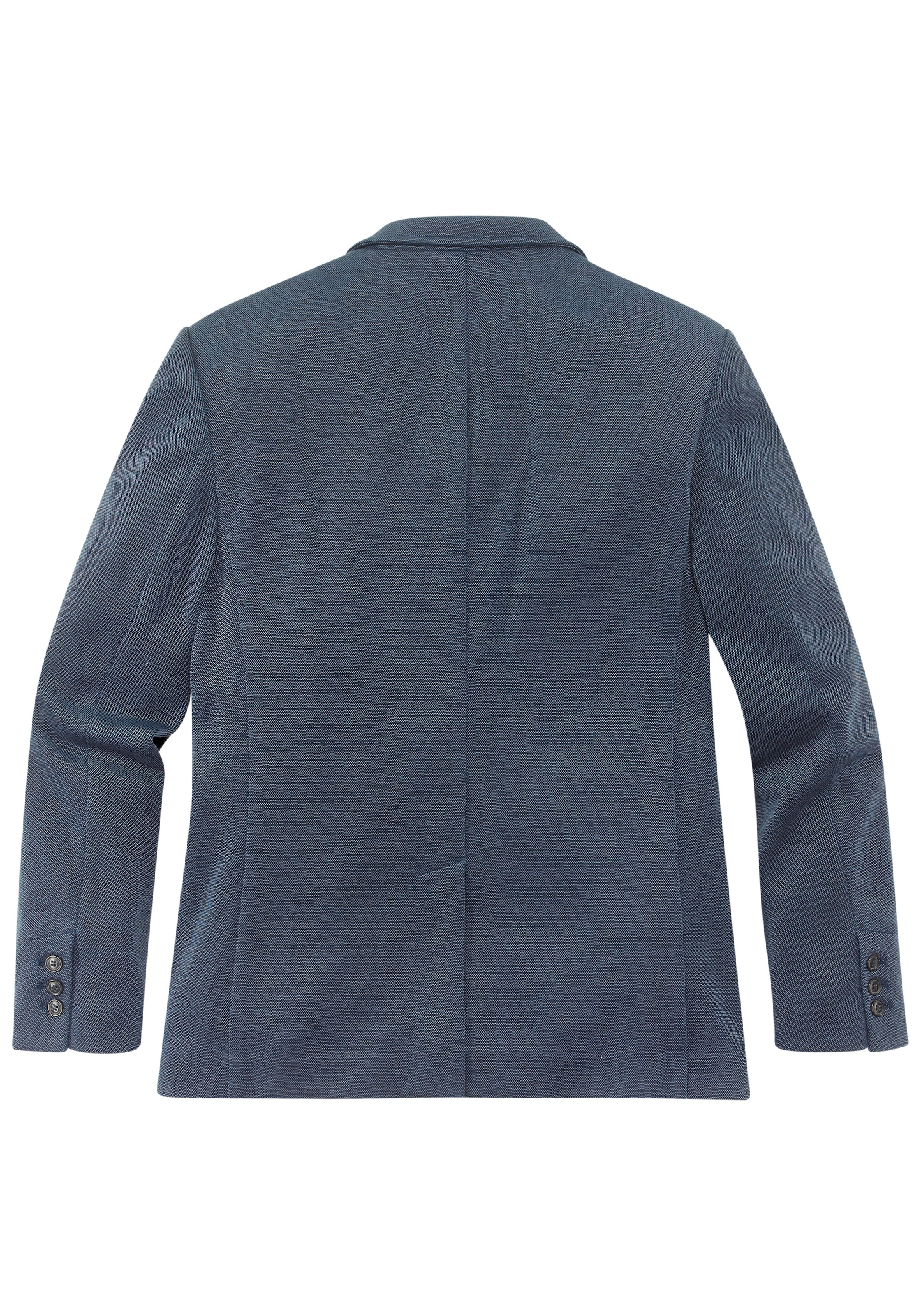 John Devin Sakko »aus elastischer Pikee-Qualität« sportliches Stretchsakko mit dezentem Muster