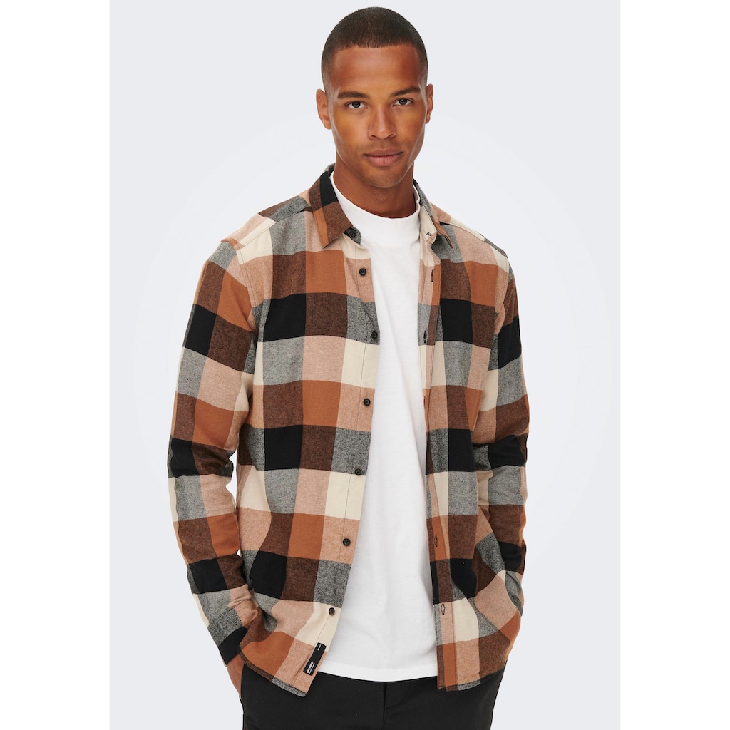 ONLY & SONS Karohemd »GUDMUND LIFE LS 3T CHECK SHIRT«