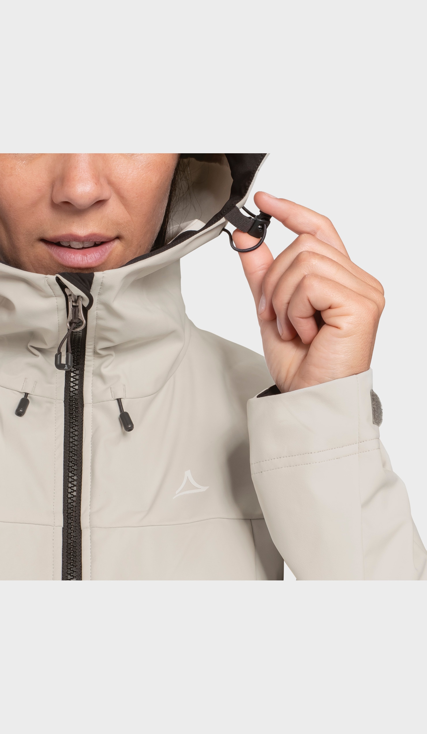 Schöffel Outdoorjacke »Softshell Jk Style Blaueis WMS« mit Kapuze