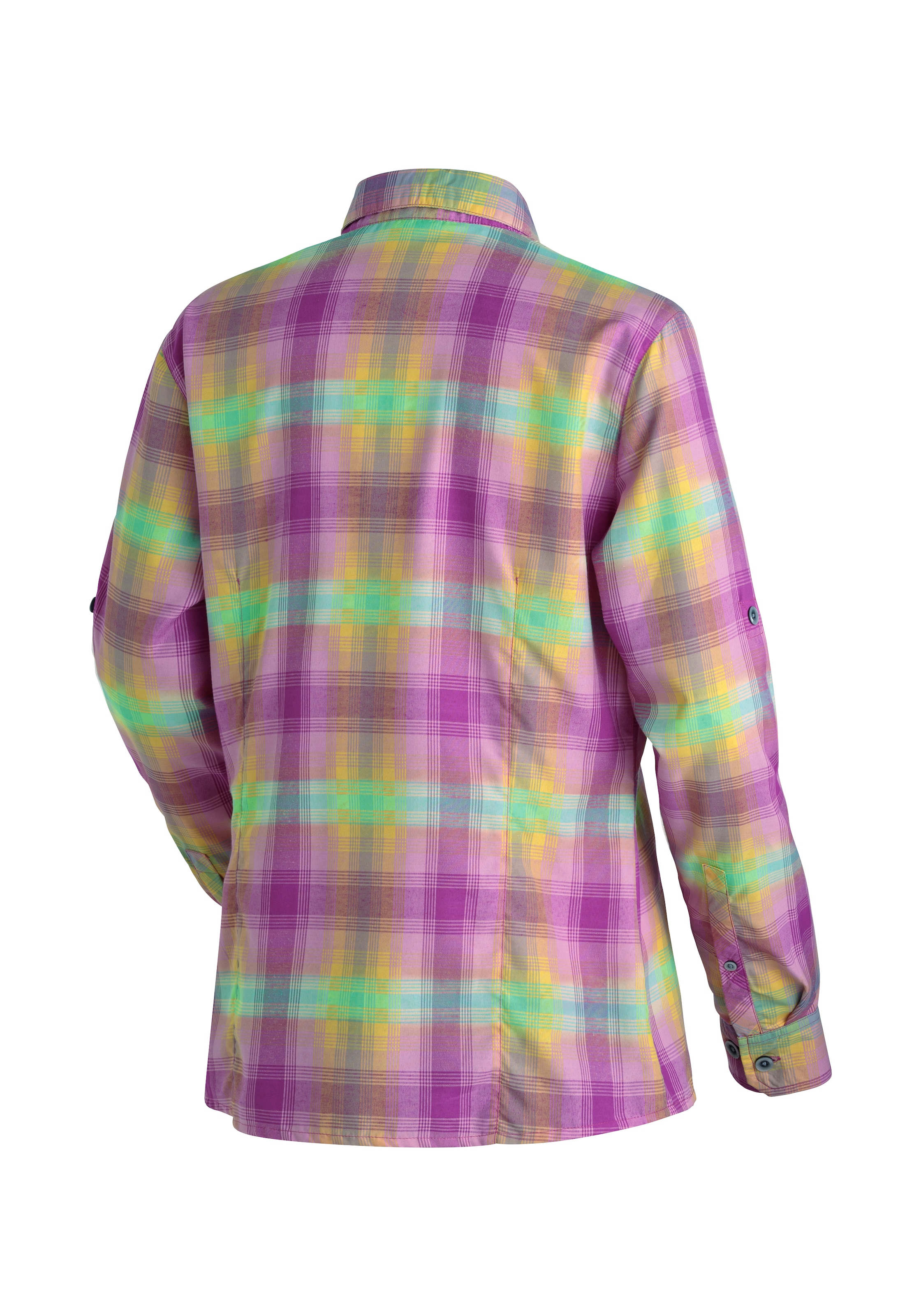 Maier Sports Funktionsbluse »Nanni« Damen Bluse, leichte Langarmbluse, Blusen-Shirt, Karobluse, Reg Fit