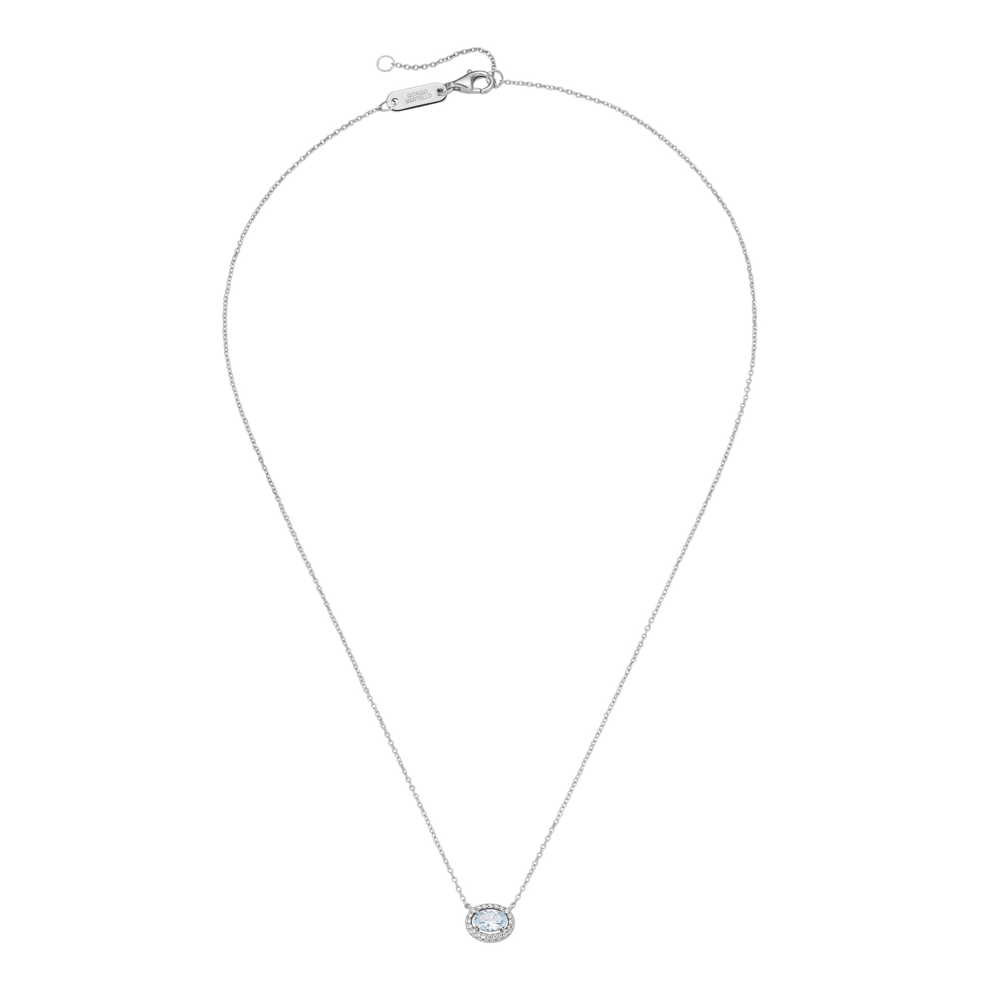 GIORGIO MARTELLO MILANO Collier »Collier Ziersteine, Zirkonia weiß, Silber 925«