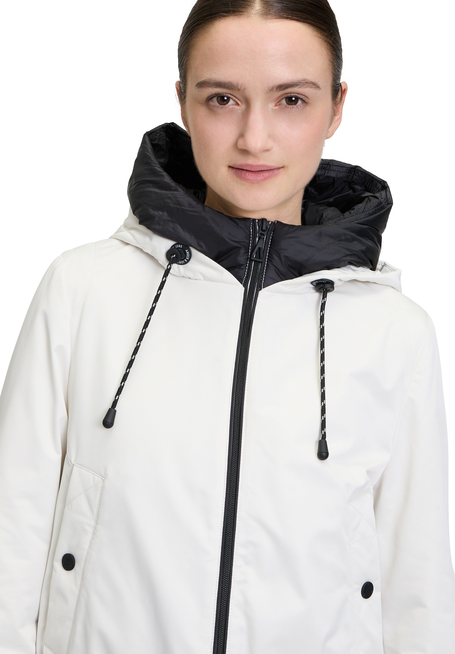 Amber & June Winterjacke »Winterjacke mit Kapuze«