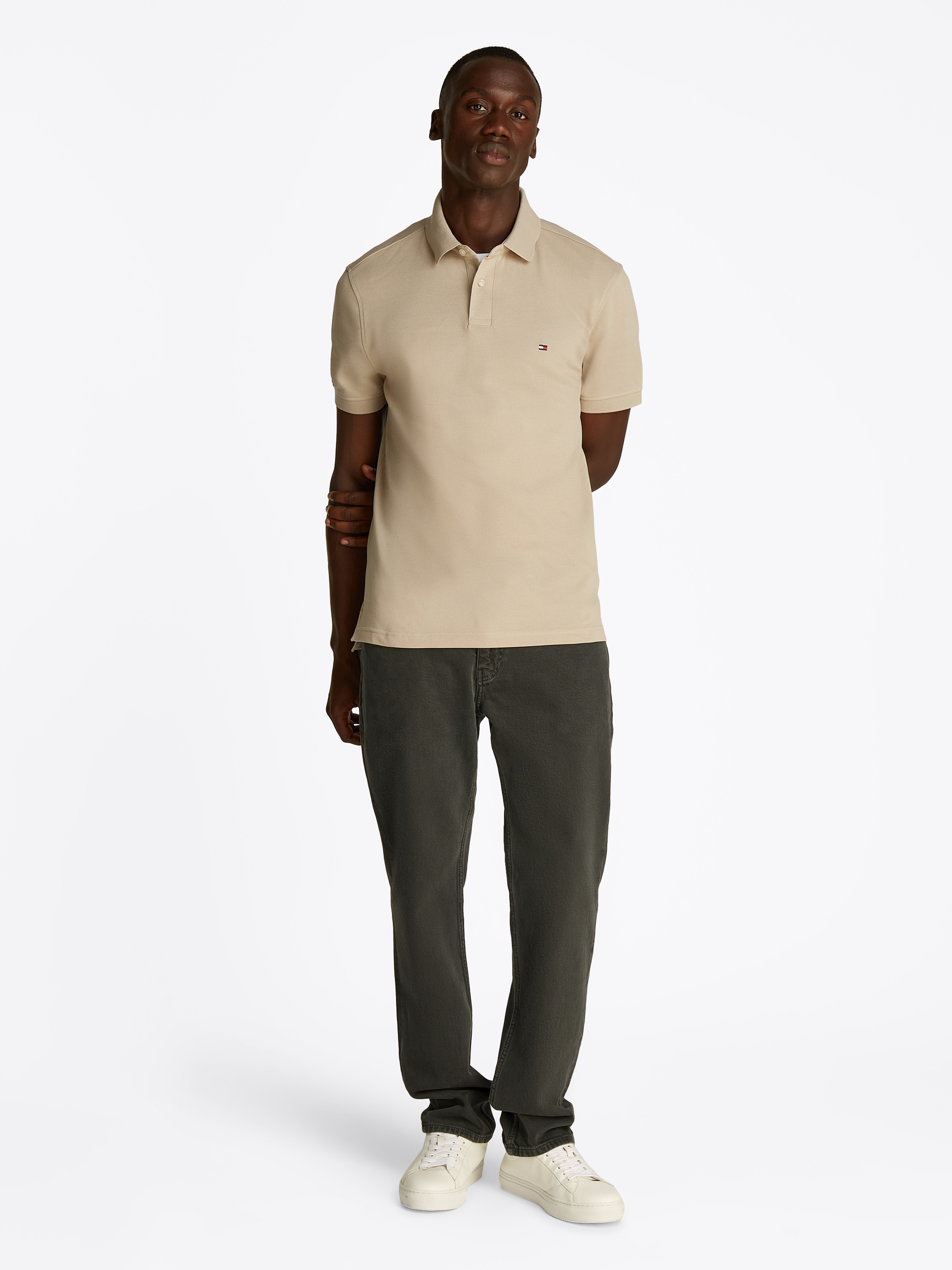 Tommy Hilfiger Poloshirt »1985 REGULAR POLO«, mit Tommy Hilfiger Kontraststreifen innen am Kragen