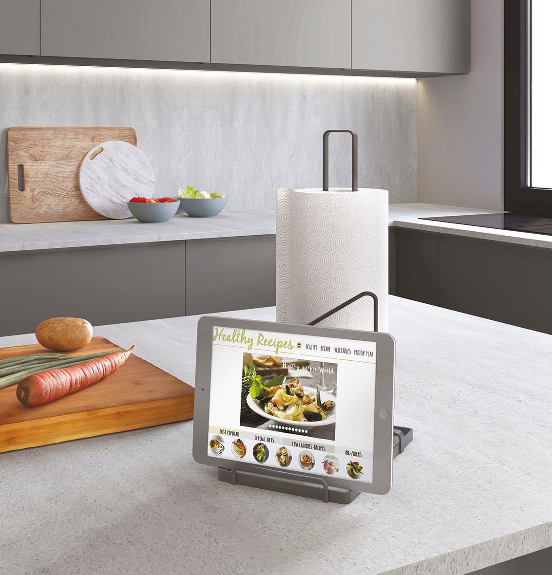 Metaltex Küchenrollenhalter »Tokyo bei OTTO exclusiver TouchTherm® Lava«, Beschichtung mit kaufen
