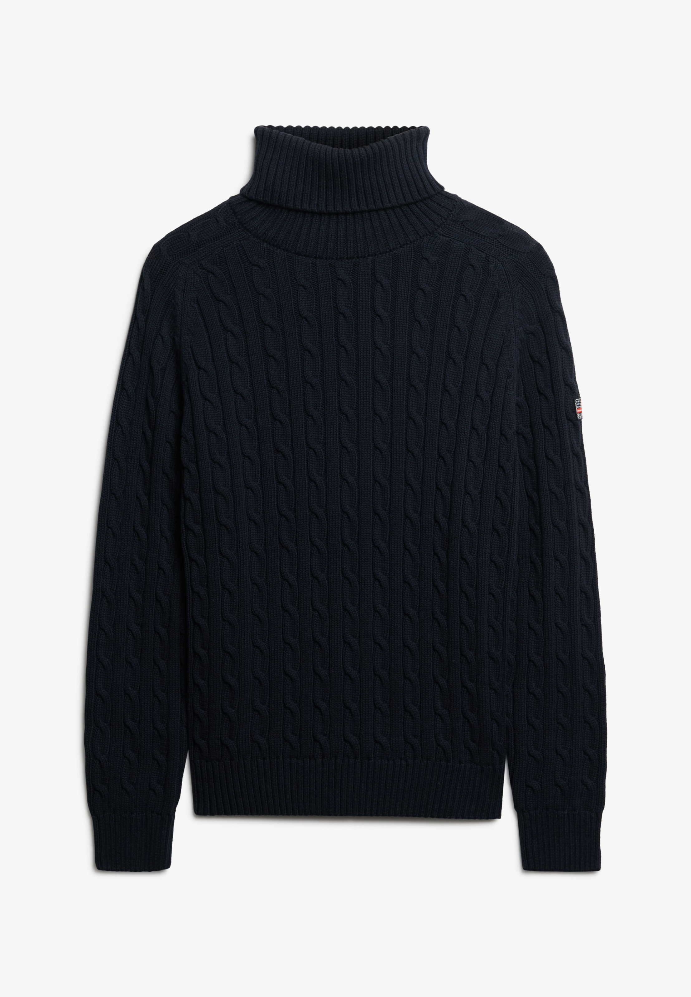 Superdry Rollkragenpullover »SLOUCHY CABLE ROLL NECK« Baumwolle, loose fit