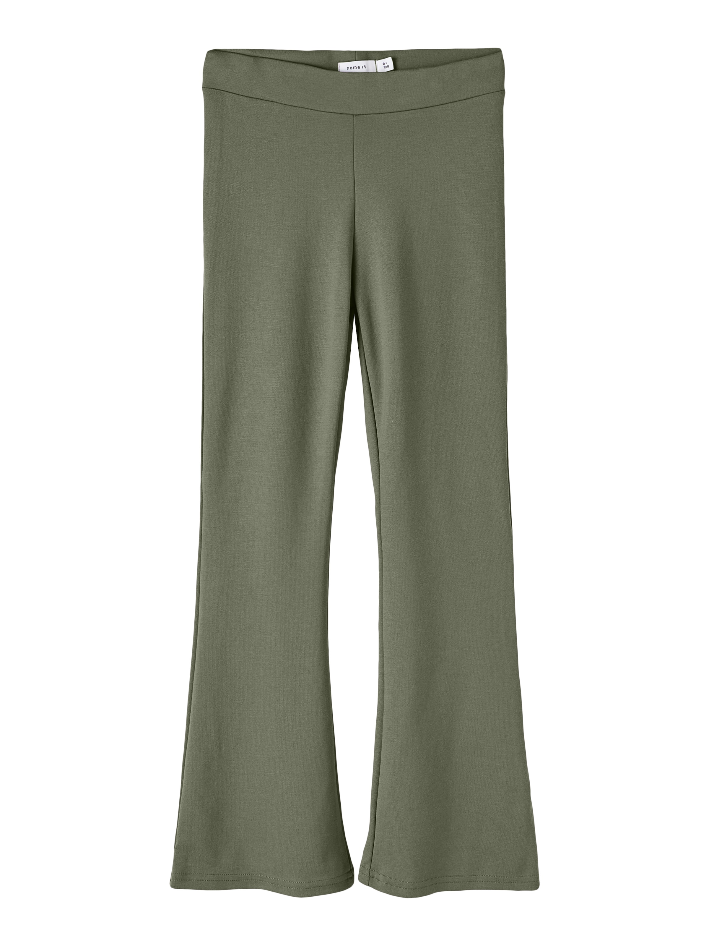 Name It Jerseyhose »NKFFRIKKALI für Mädchen mit ausgestelltem Bein und Viskose«  unifarben, casual, ausgestellt, Viskosemix, ohne Kragen
