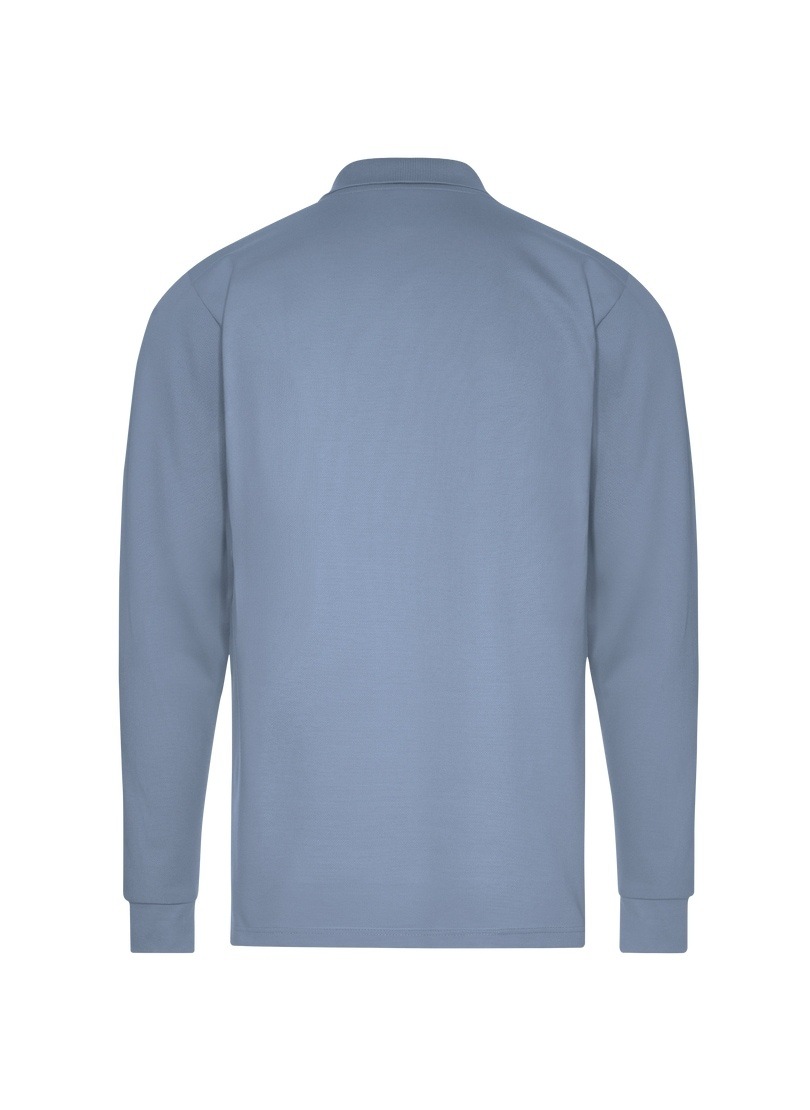 Trigema Poloshirt »TRIGEMA Langarm Poloshirt mit Armbündchen«, (1 tlg.)