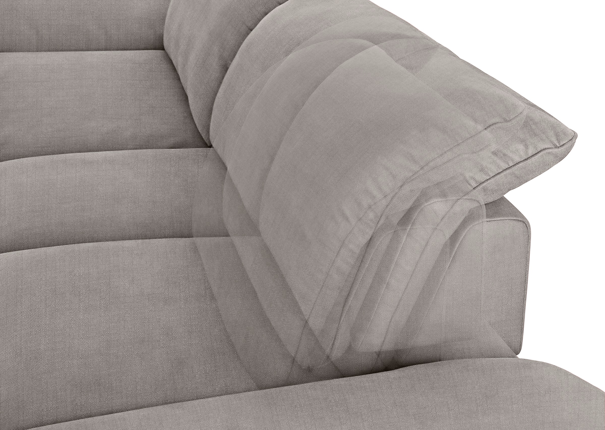 W.SCHILLIG Ecksofa »enjoy&MORE, Designsofa, bequem, zeitlos und elegant, L-Form«, Sitztiefenverstellung, Füße bronze pulverbeschichtet, Breite 310 cm
