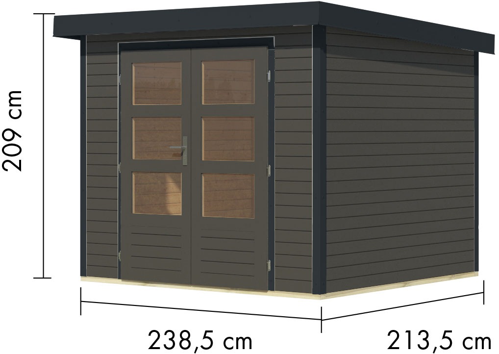 Karibu Gartenhaus »Jupiterino 3, in verschiedenen Farben«