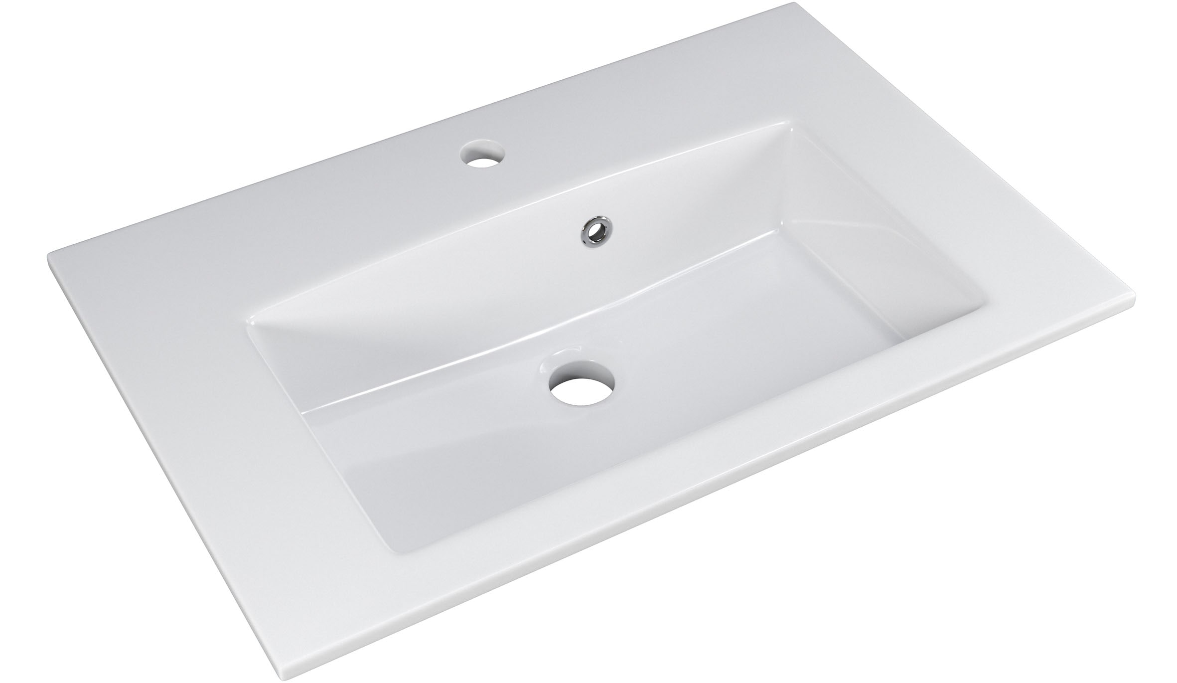 Saphir Badmöbel-Set »Trentino 2-tlg Mineralmarmor-Waschtisch,Spiegelschrank mit LED-Leuchte«, (3 St.), Badmöbel-Set 77cm breit, inkl. Türdämpfer, 3 Türen, 2 Auszügen