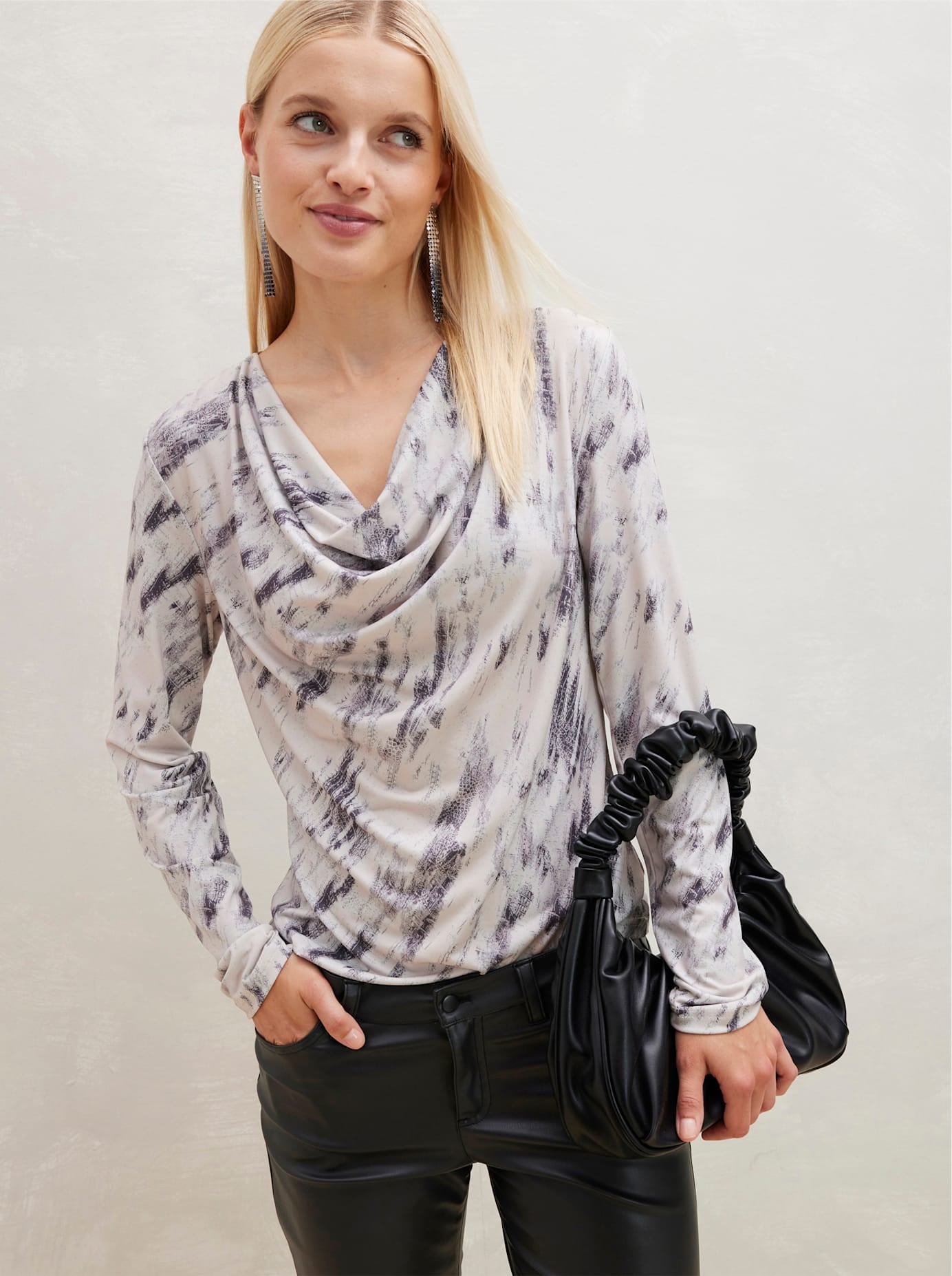 Inspirationen Wasserfallshirt »Shirt« 1