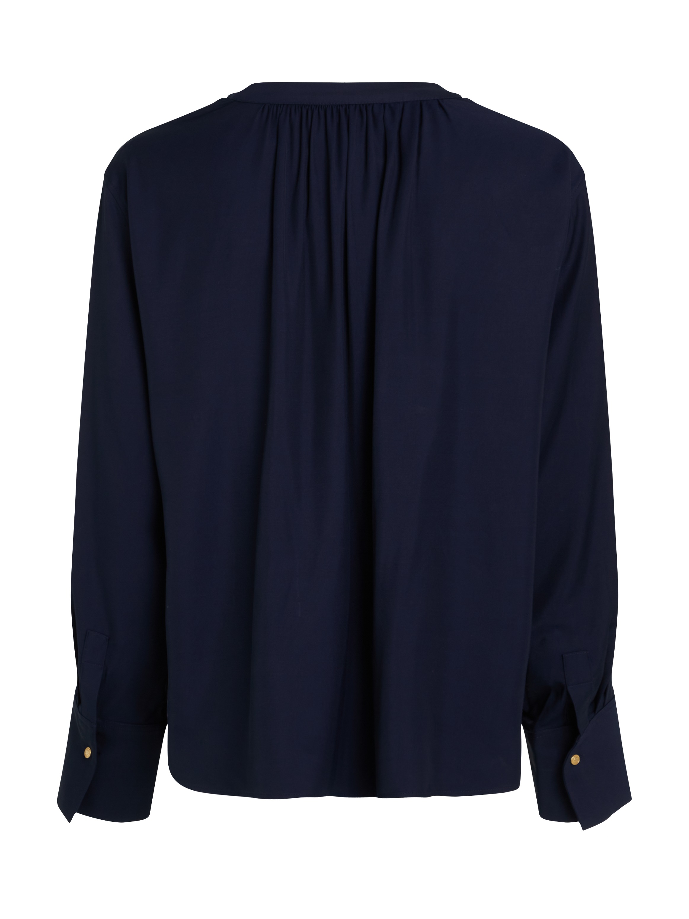 Tommy Hilfiger Curve Klassische Bluse »CRV SOFT VIS V NECK LS BLOUSE«, in Großen Größen, V-Ausschnitt