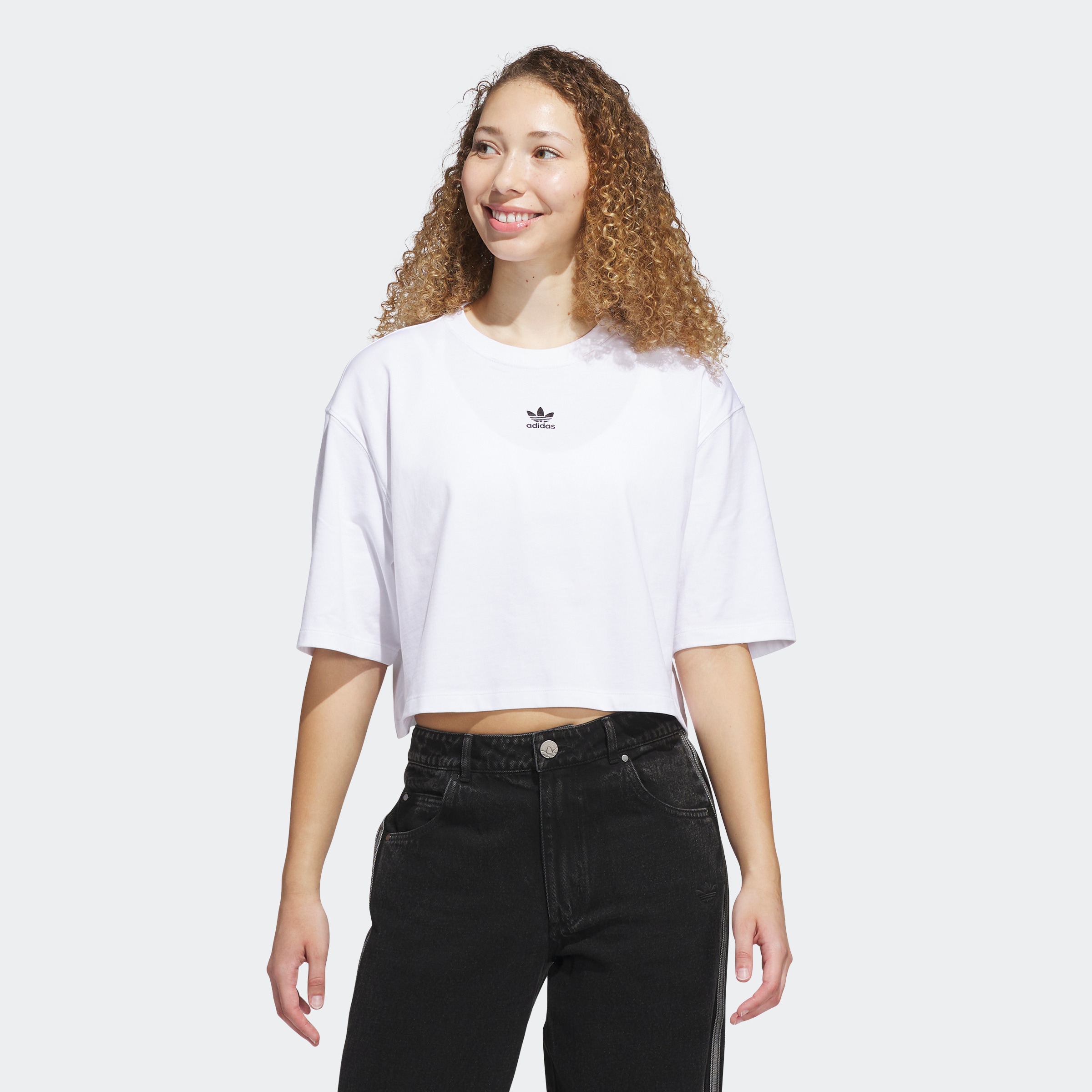 adidas Originals T-Shirt »ESS CROP TEE«