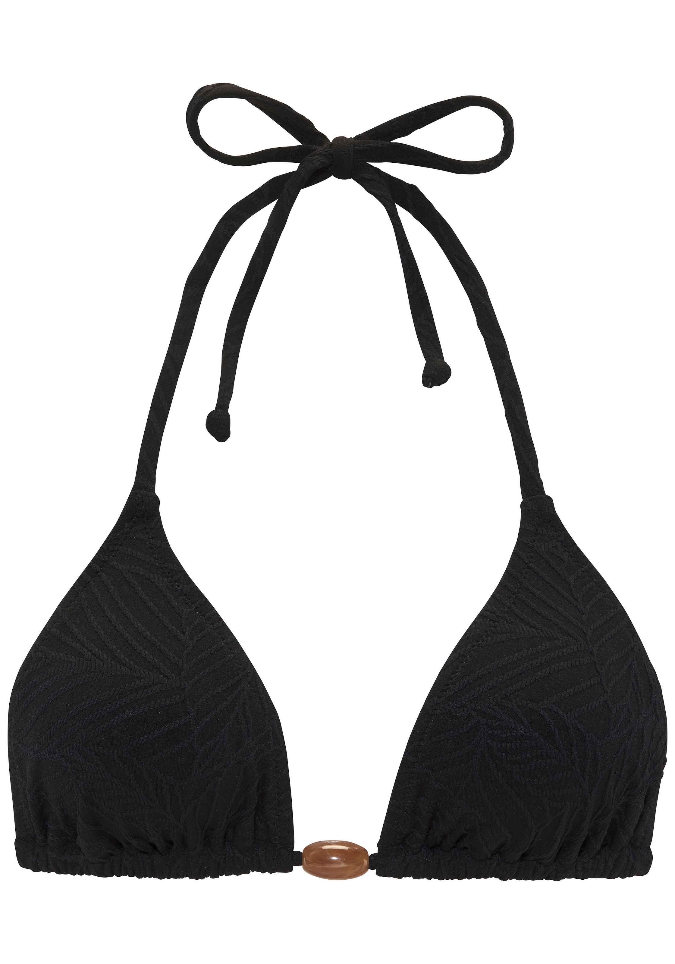 LASCANA Triangel-Bikini-Top »Fay« aus eleganter Strukturware