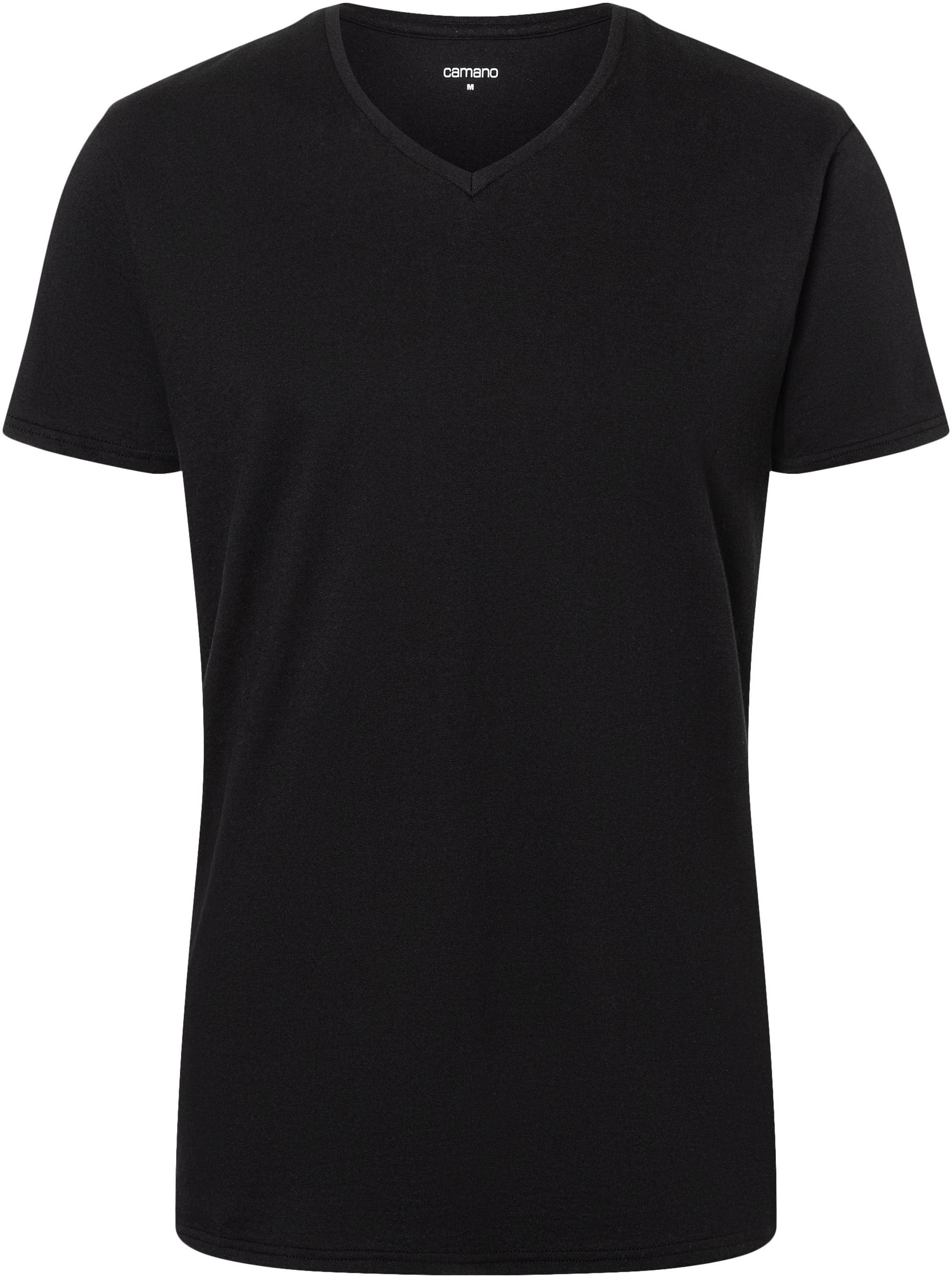 Camano T-Shirt »comfort« 2er Pack,  mit V-Ausschnitt