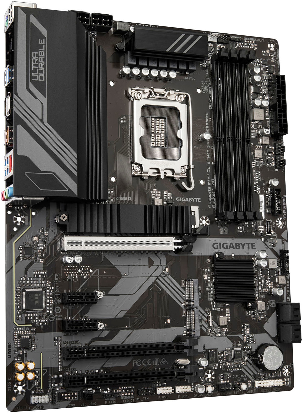 Gigabyte Mainboard »Z790 D Motherboard - Unterstützt Intel Core 14. Generation CPUs, 12+1+«
