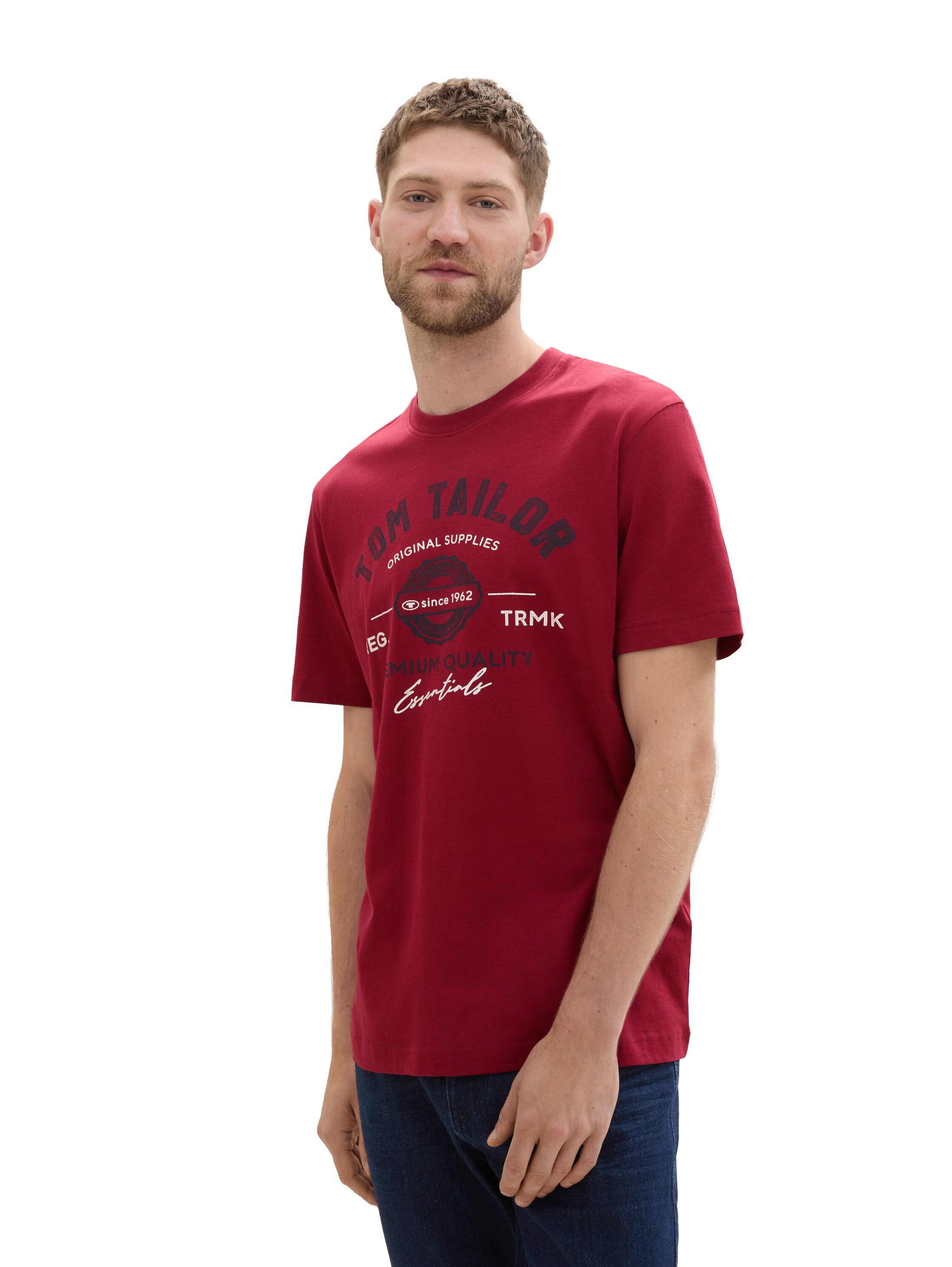 TOM TAILOR T-Shirt, mit großem Logofrontprint