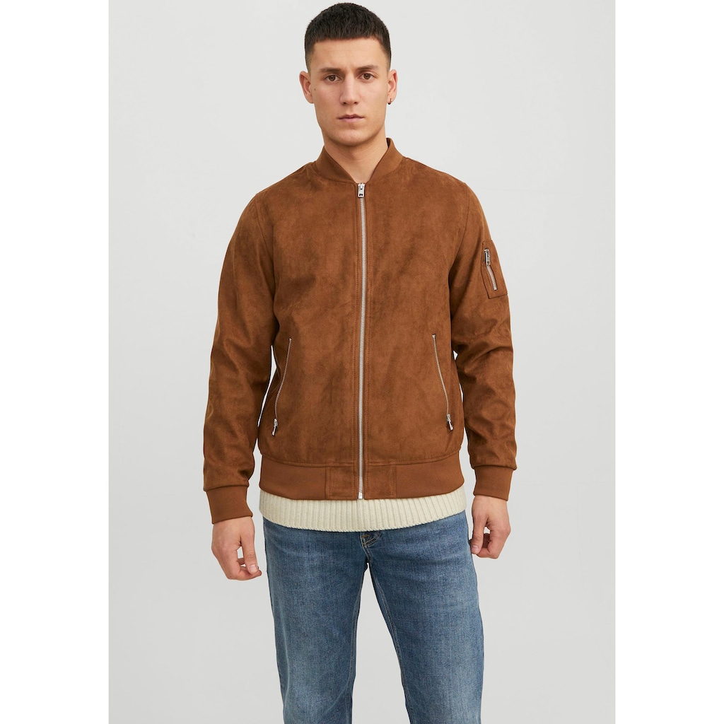 Jack & Jones Blouson »JJEROCKY FAUX SUEDE BOMBER NOOS«