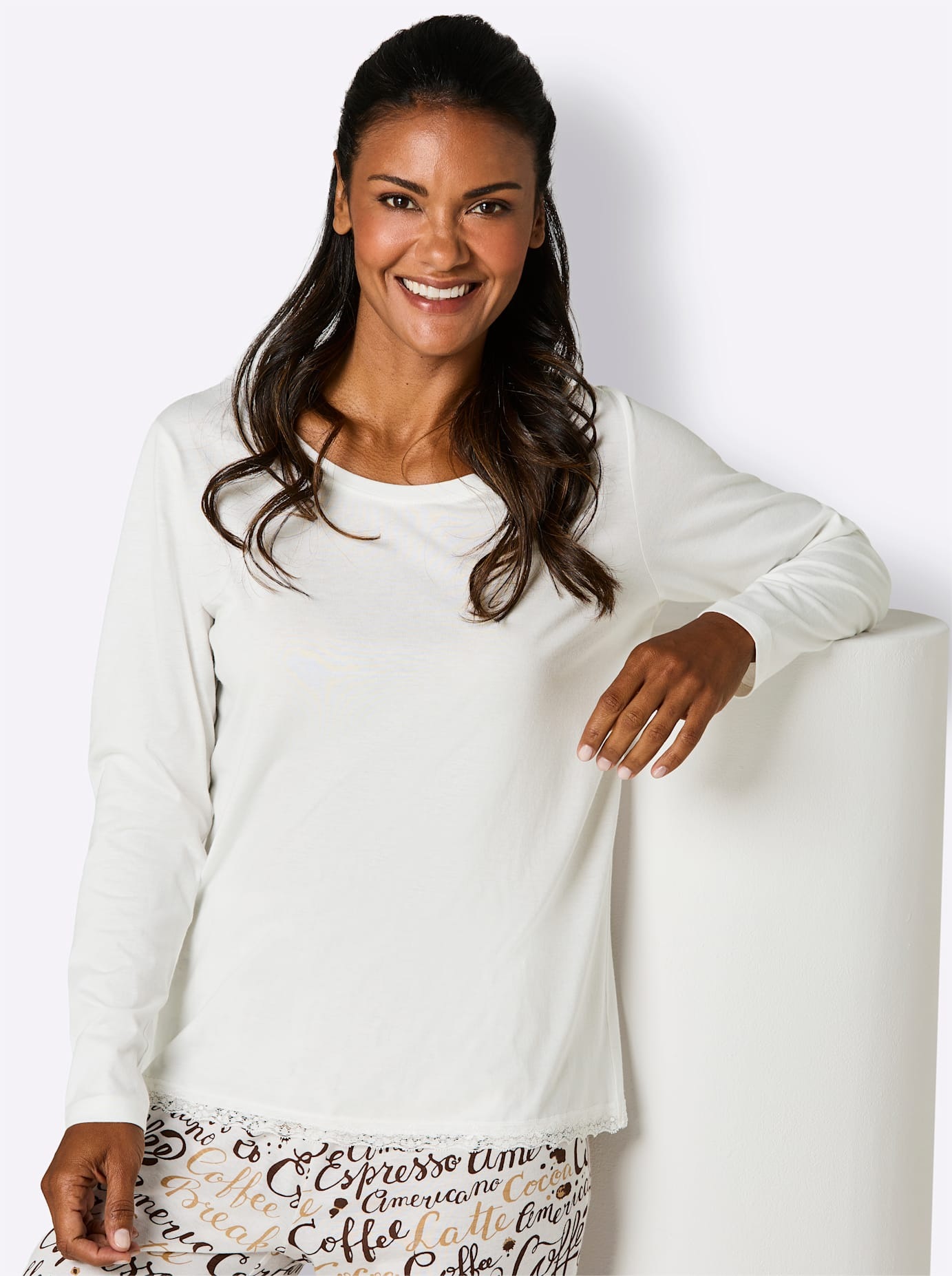 wäschepur Pyjamaoberteil »Schlafanzug-Shirt« 1 tlg.