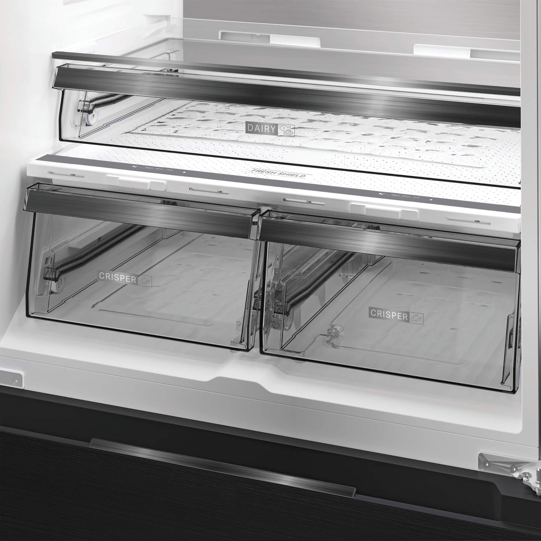 BAUKNECHT French Door »KGDD NF 1820XLD IN«, NoFrost, FreshShield