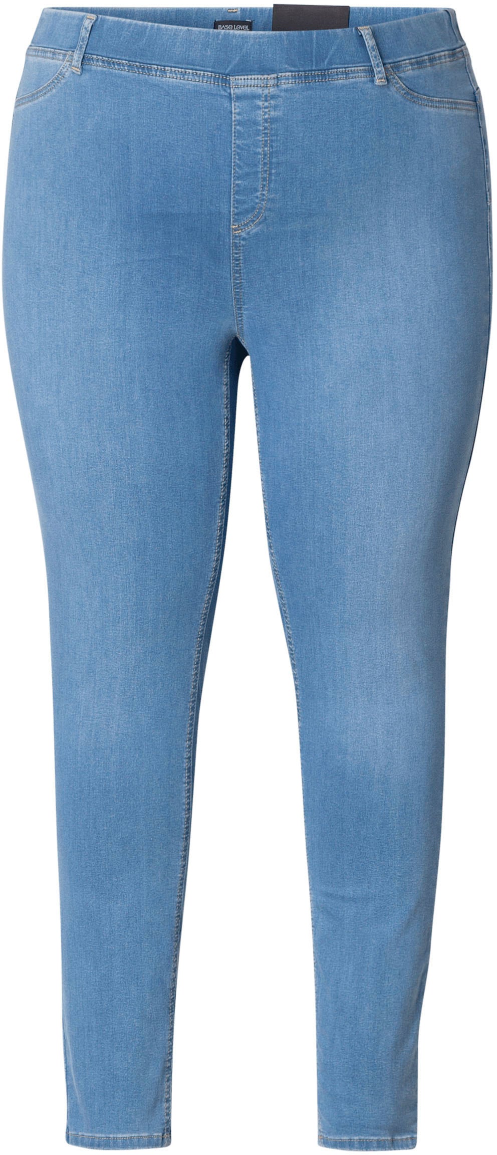 Base Level Curvy Jeansjeggings »TESSA«, mit angedeuteten Eingrifftaschen und Stretchanteil