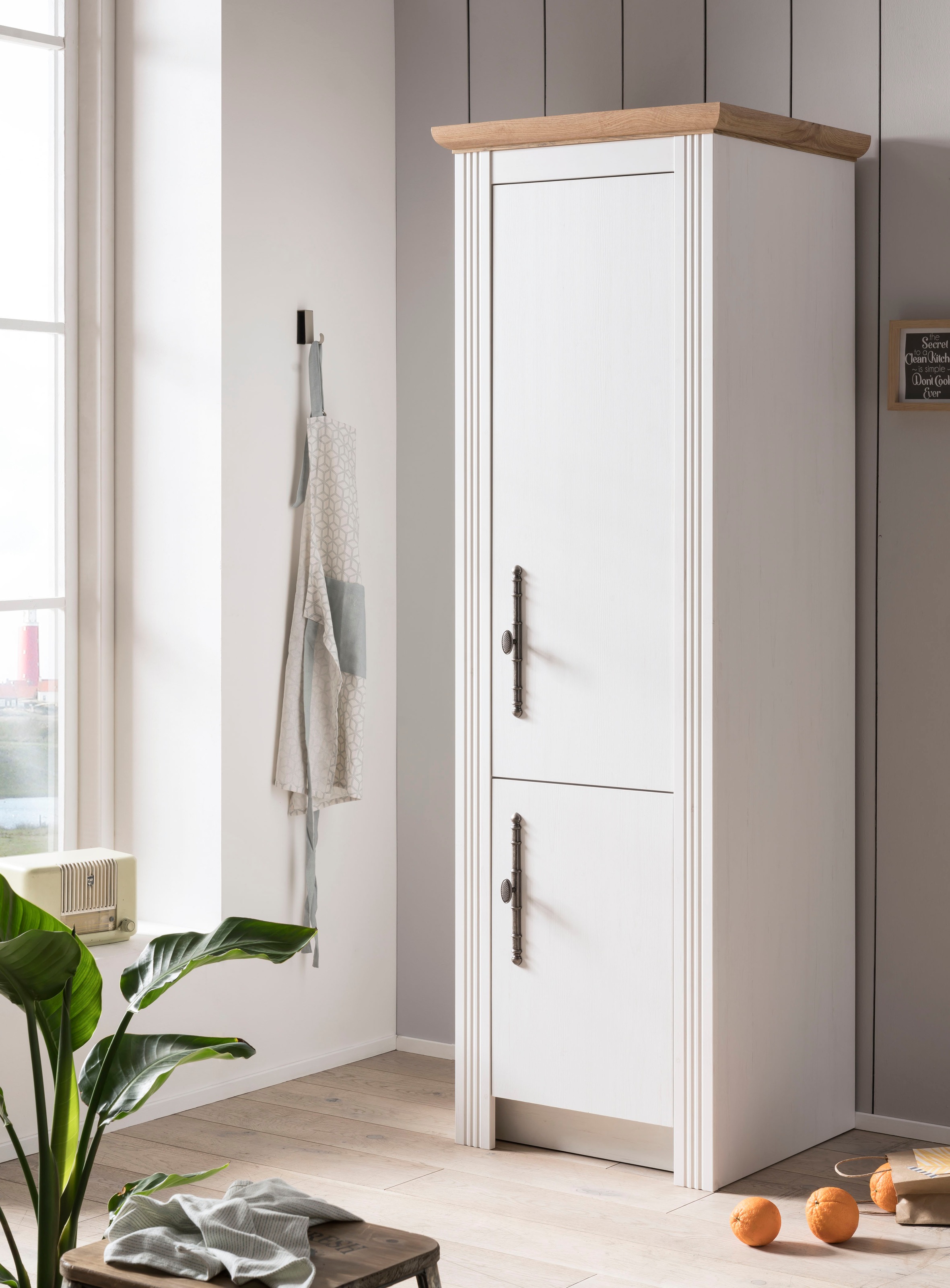 OTTO home Hochschrank »KS-Westminster« im romantischen Landhausstil, Höhe 202 cm, exclusiv by Otto