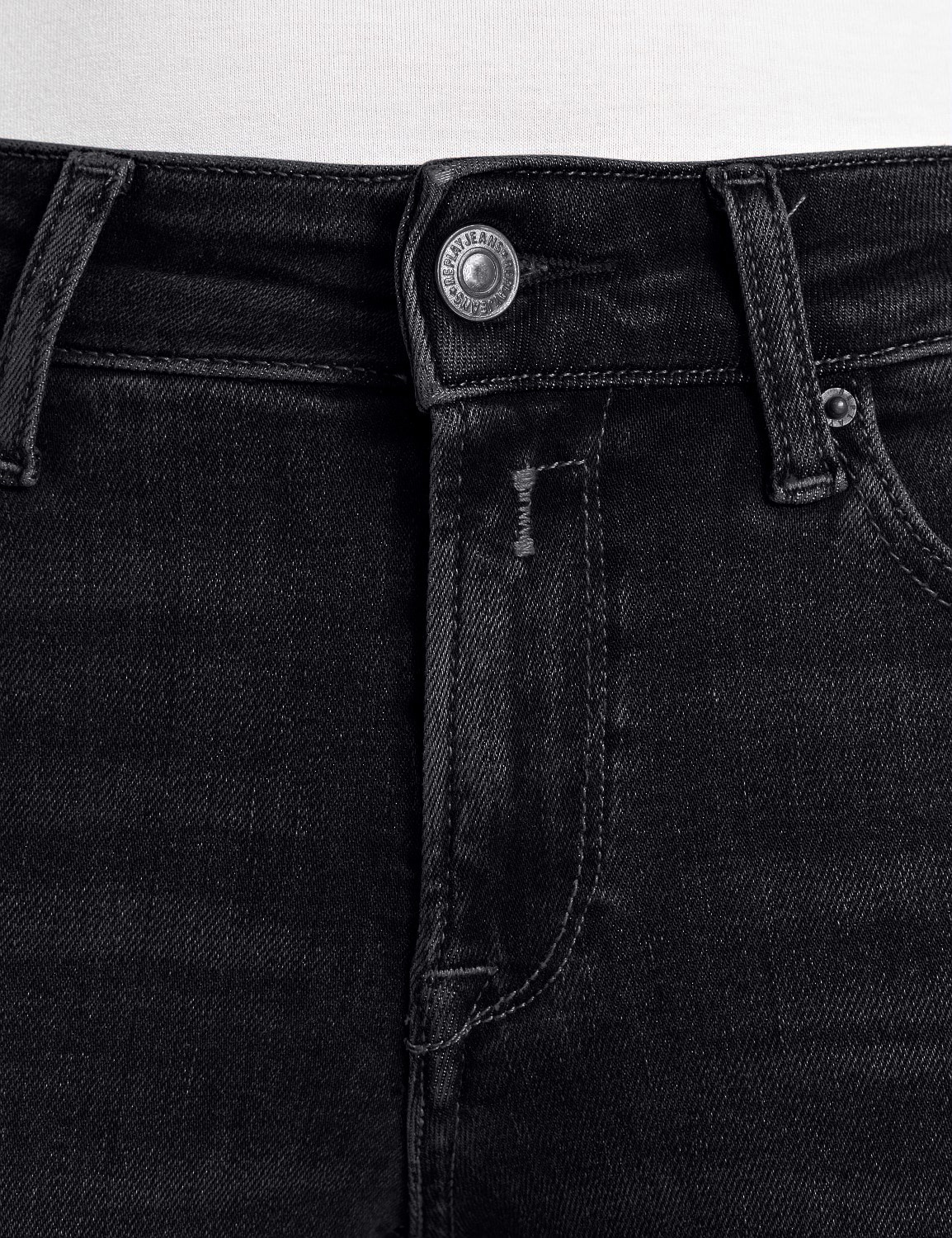 Replay Bootcut-Jeans »NEW LUZ« mit gesticktem R an der Gesäßtasche