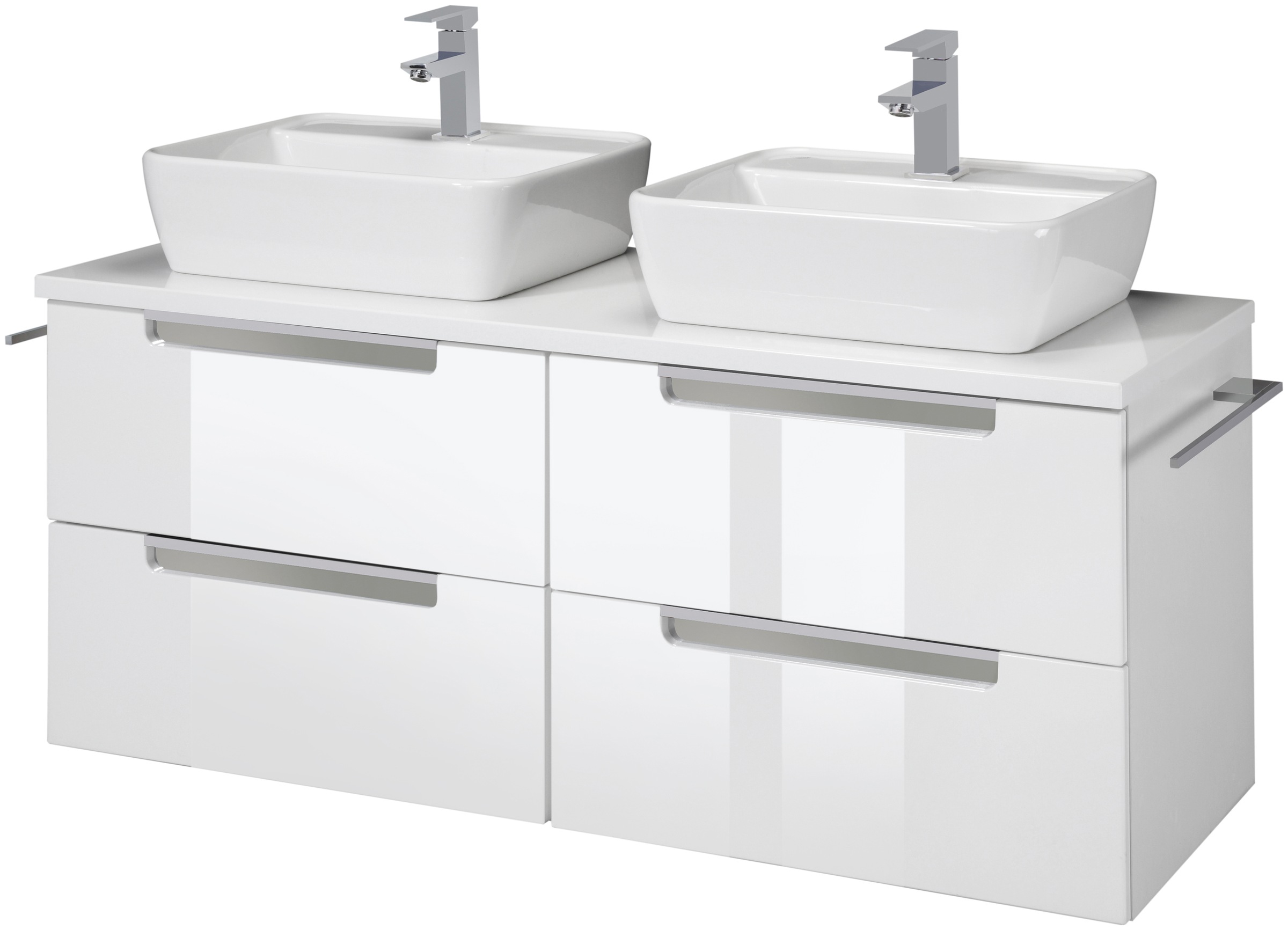 welltime Badmöbel-Set »Malibu«, (Set, 2 St.), Breite 120 cm, mit Soft-Close