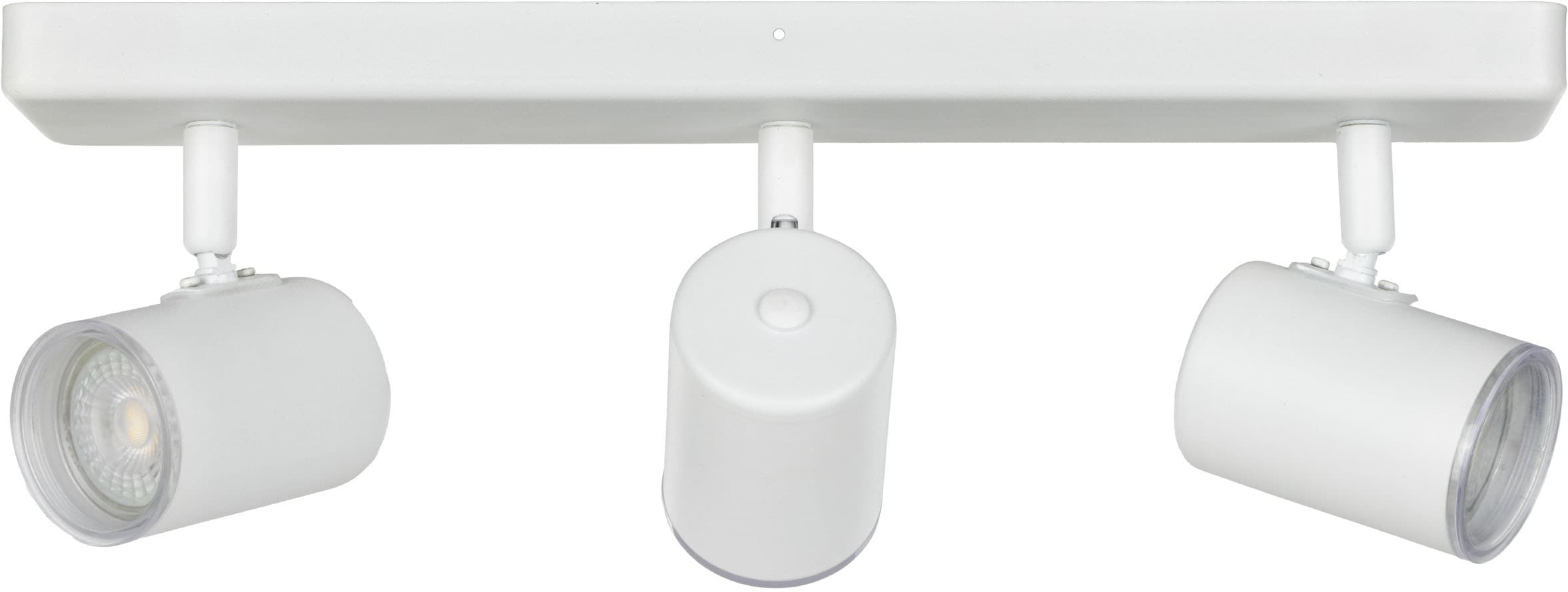 EGLO Deckenspot »CONSUMA 1 Spotlampe - Stahl - GU10 - 3X5W - IP44« GU10 1 Stk. Wandleuchte, Wandspot, schwenkbar, Strahler, L40 x B8 x H13 cm