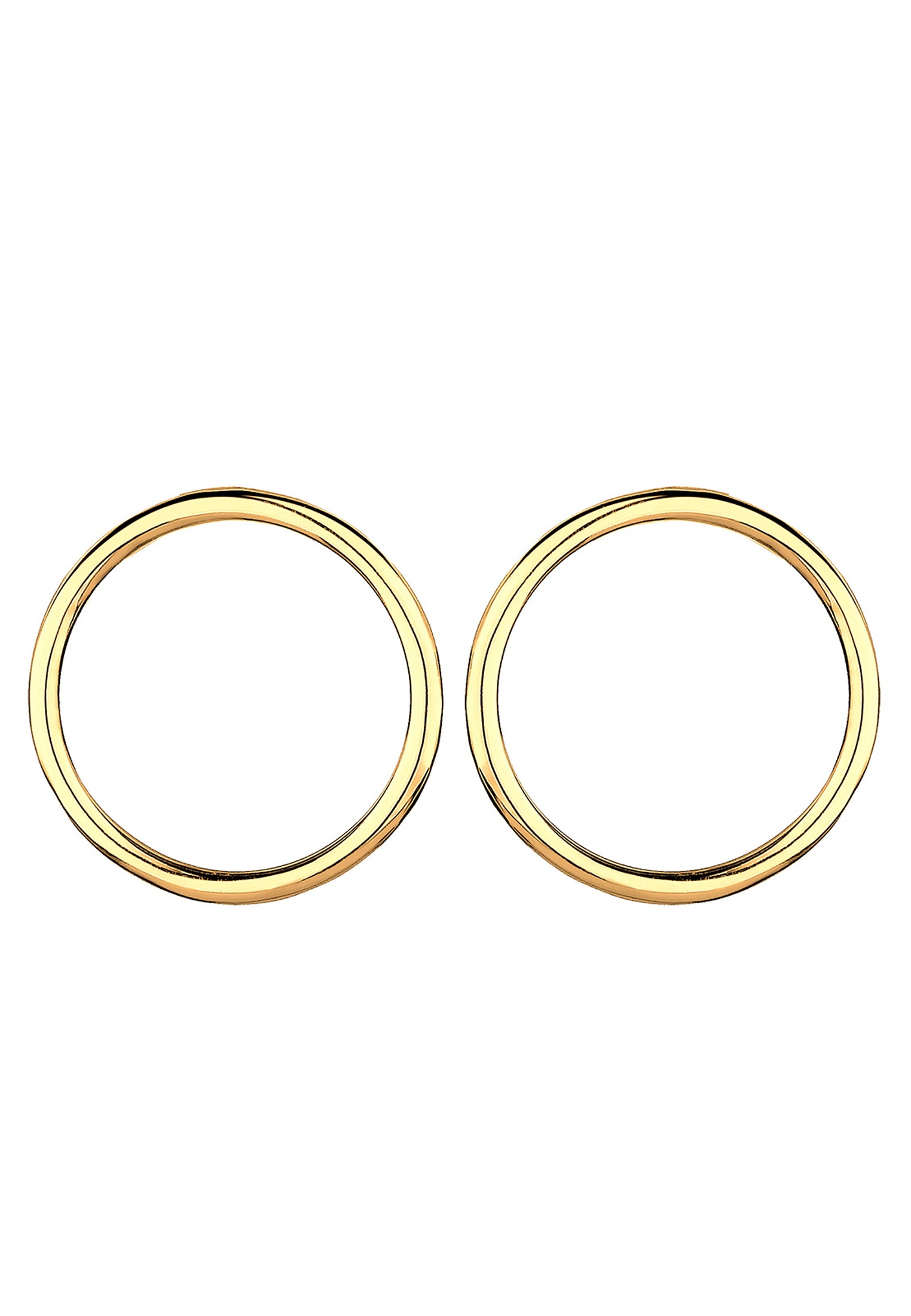 Elli Paar Ohrstecker »Ohrringe Basic Kreis Geo Trend 925 Sterling Silber«