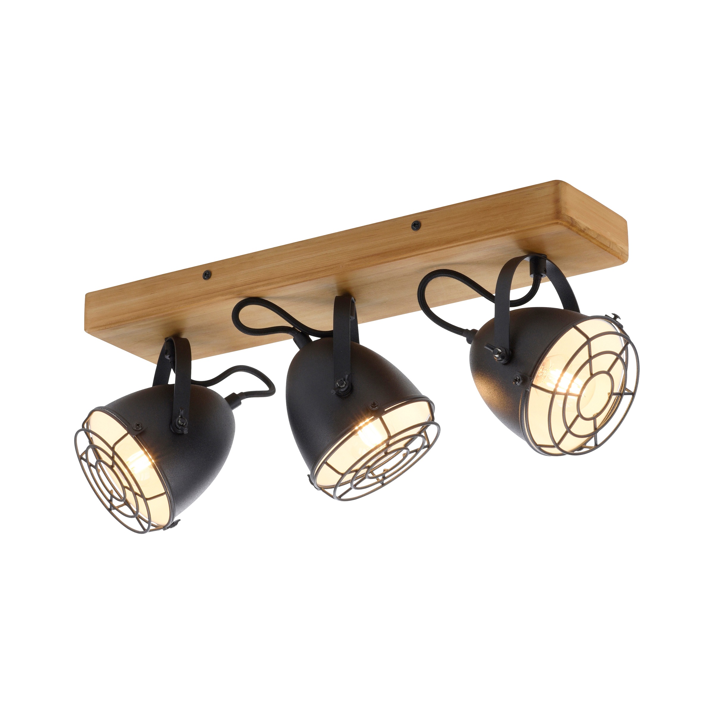 JUST LIGHT Deckenleuchte »BEETLE«, 3 flammig, Leuchtmittel E14 | ohne Leuchtmittel, ExklusiveE14