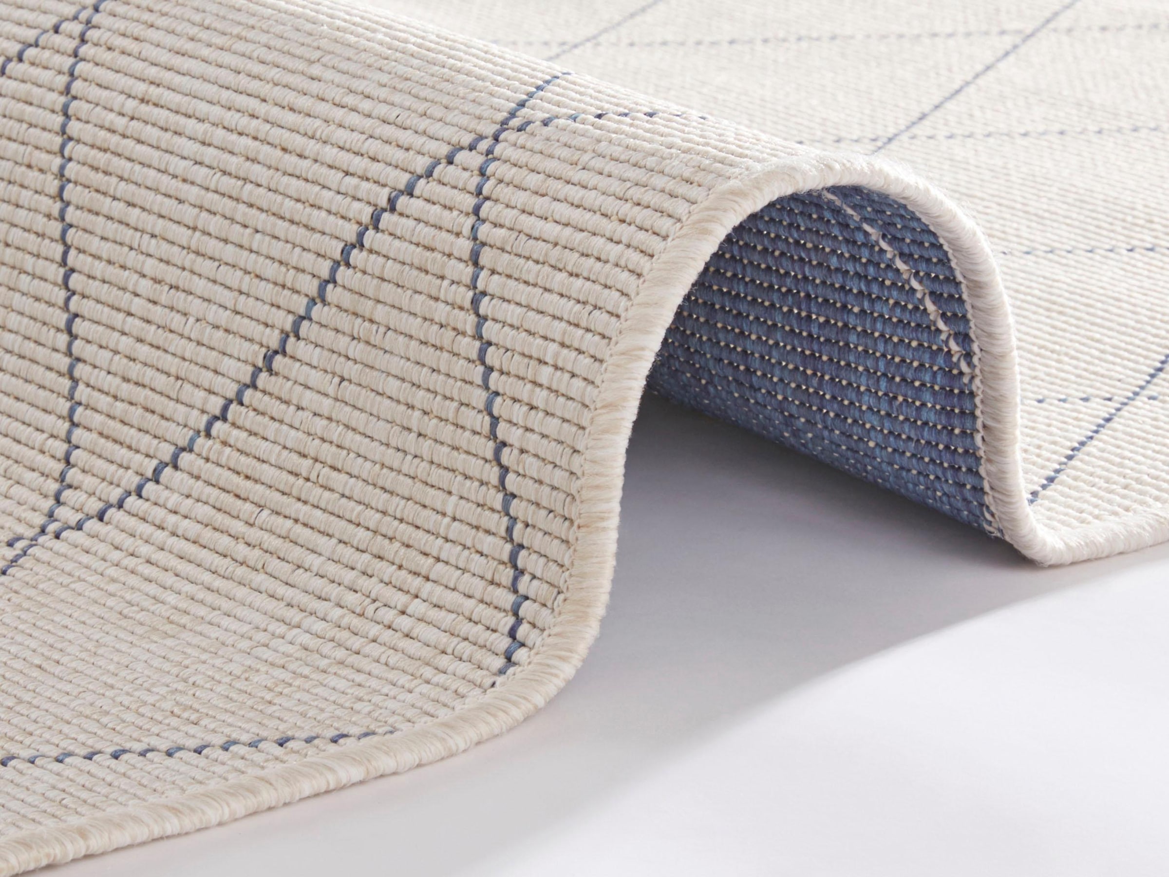 freundin Home Collection Teppich »Daisy«, rechteckig, 5 mm Höhe, In-& Outdoor, Teppich, Wetterfest, Balkon, Garten, Wohnzimmer, Modern