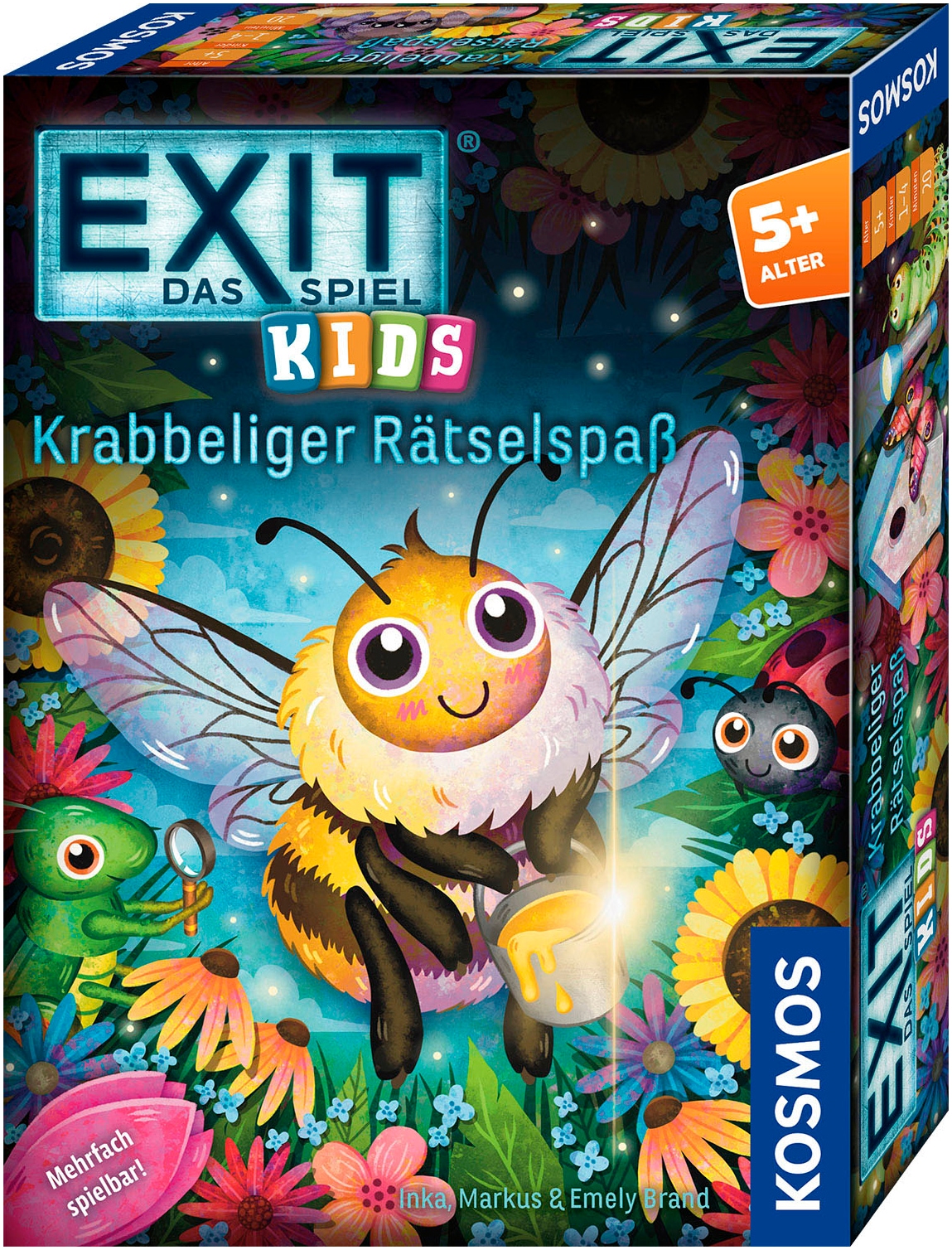 Kosmos Spiel "EXIT Kids Krabbeliger Rätselspaß" Made in Germany
