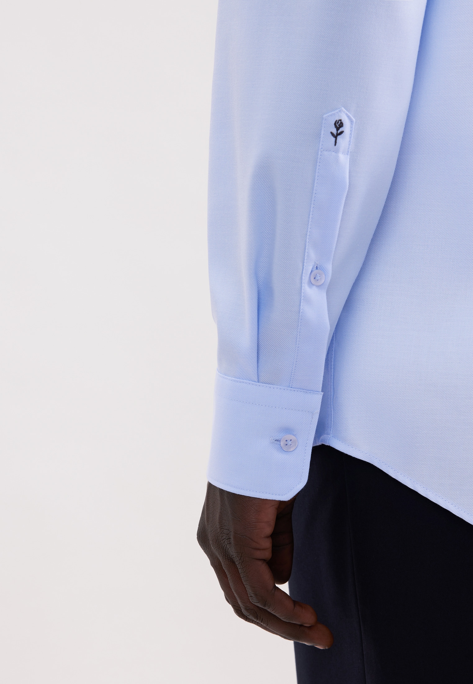 seidensticker Businesshemd »Schwarze Rose« Comfort 1/1 Kentkragen Uni