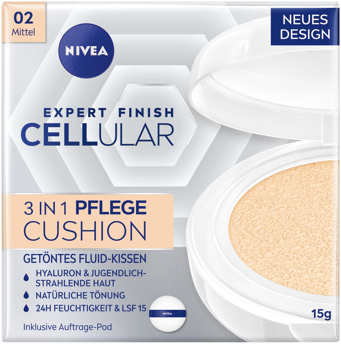 Nivea Foundation »CELLULAR Expert Finish 3in1 Pflege Cushion«