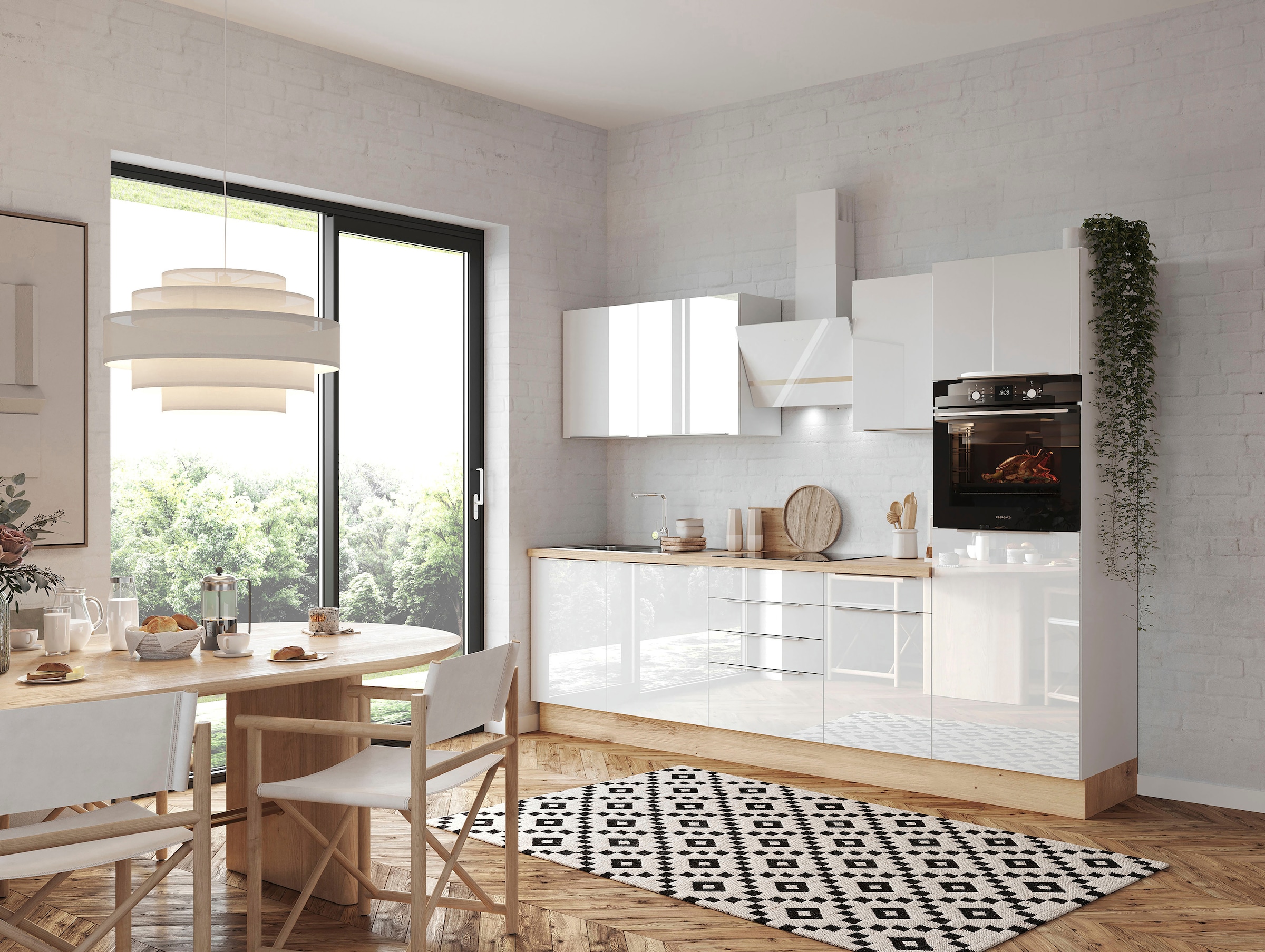 RESPEKTA Küchenzeile »Safado aus der Serie Marleen«, Breite 280 cm, mit Soft -Close bestellen bei OTTO