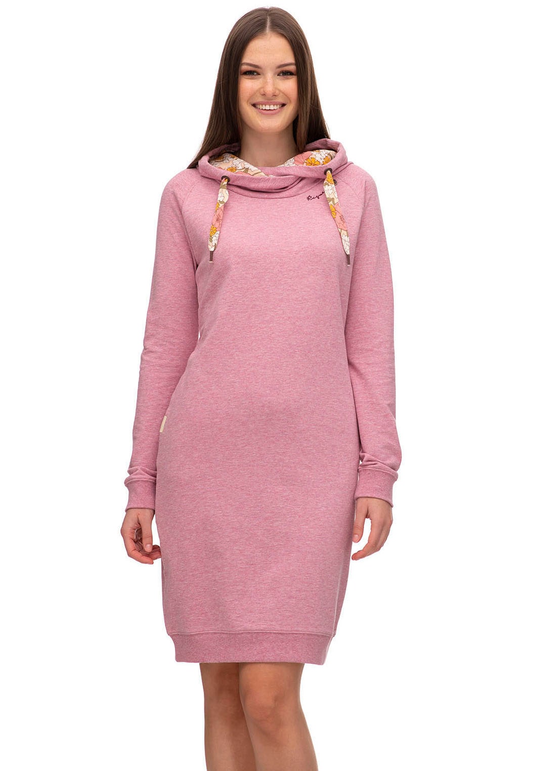 Ragwear Sweatkleid »Kleid DEVVA SWEAT«, im mit bestellen Online Kordelzug OTTO auffälligem Shop