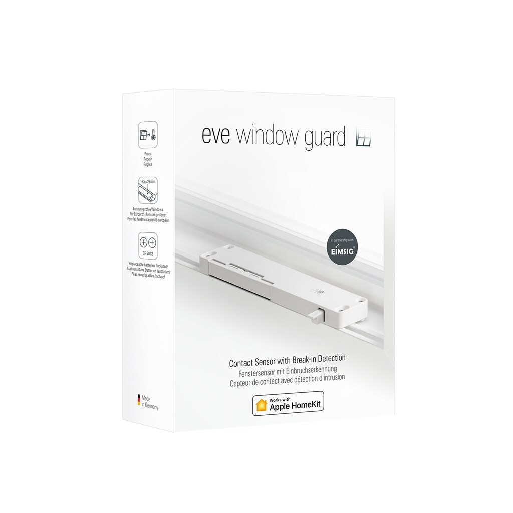 EVE Smart-Home-Zubehör »Window Guard Fenstersensor mit Einbruchserkennung«