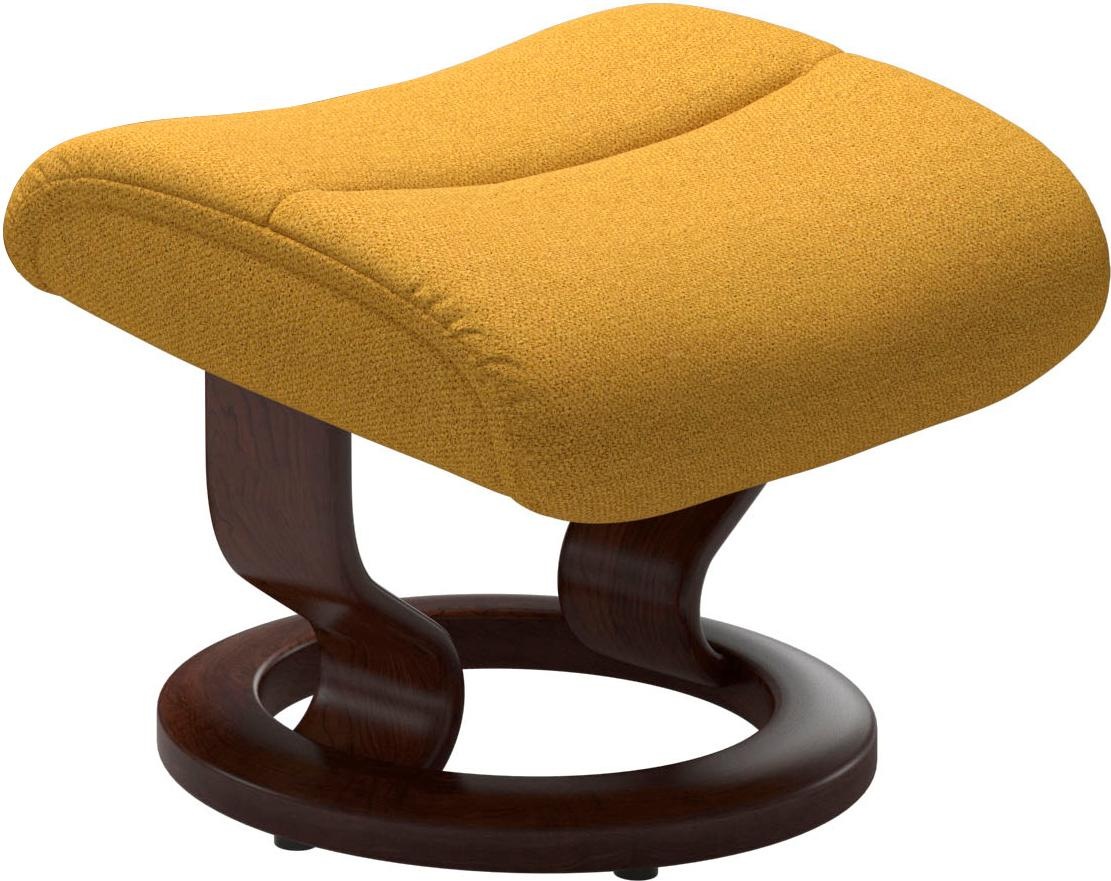 Stressless® Relaxsessel »View«, (Set, Relaxsessel mit Hocker), mit Classic Base, Größe S,Gestell Braun