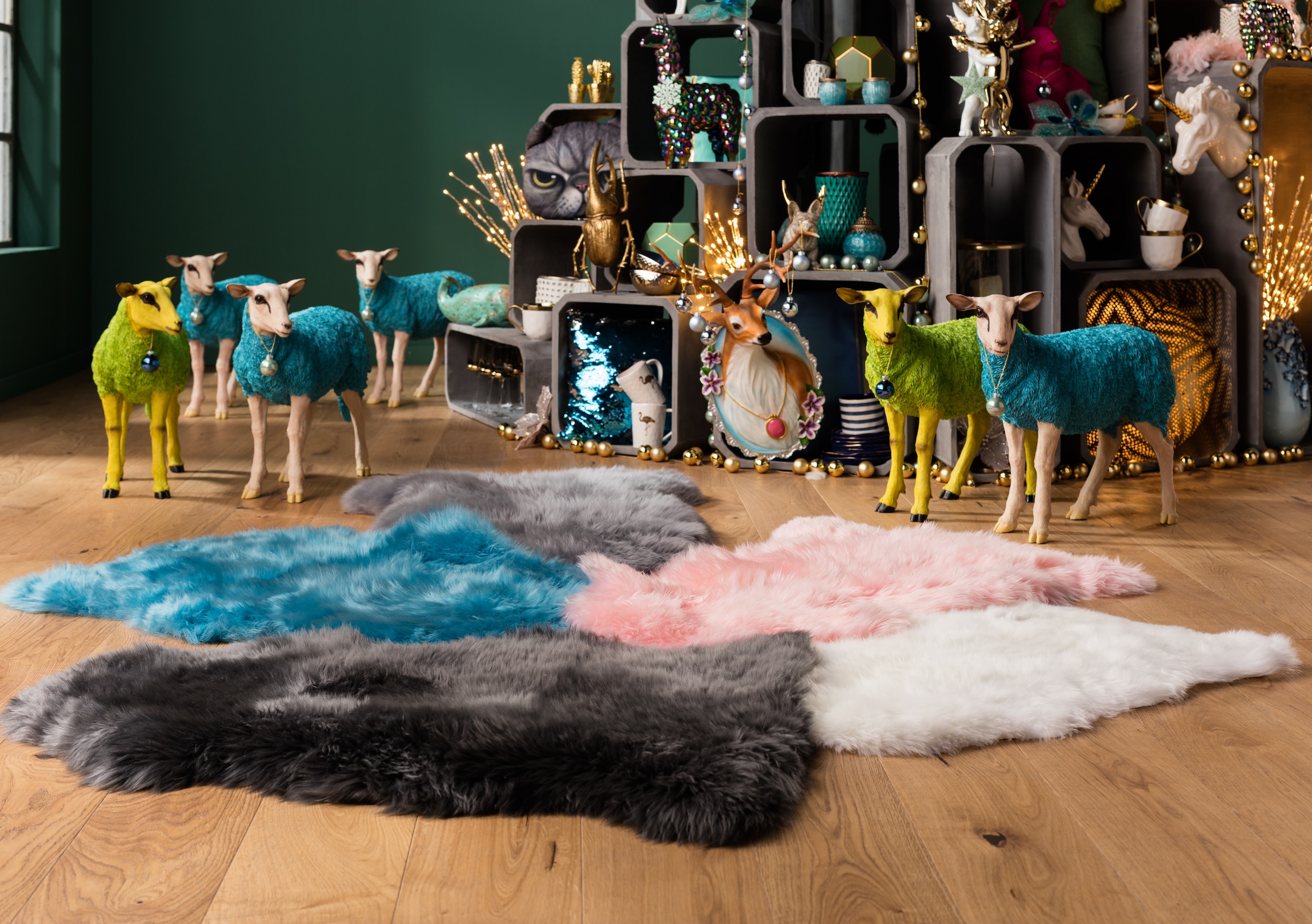 Kare Design Dekofigur »Sheep Colore Green«