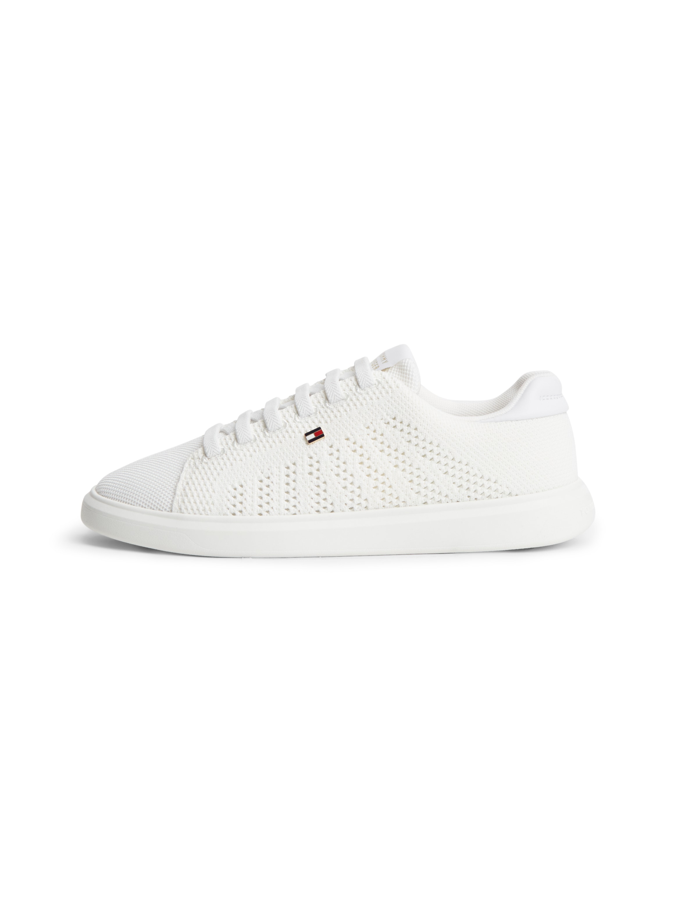 Tommy Hilfiger Sneaker »TH ICON LIGHT KNIT SNEAKER«  Freizeitschuh, Halbschuh, Schnürschuh in sommerlicher Strick-Optik