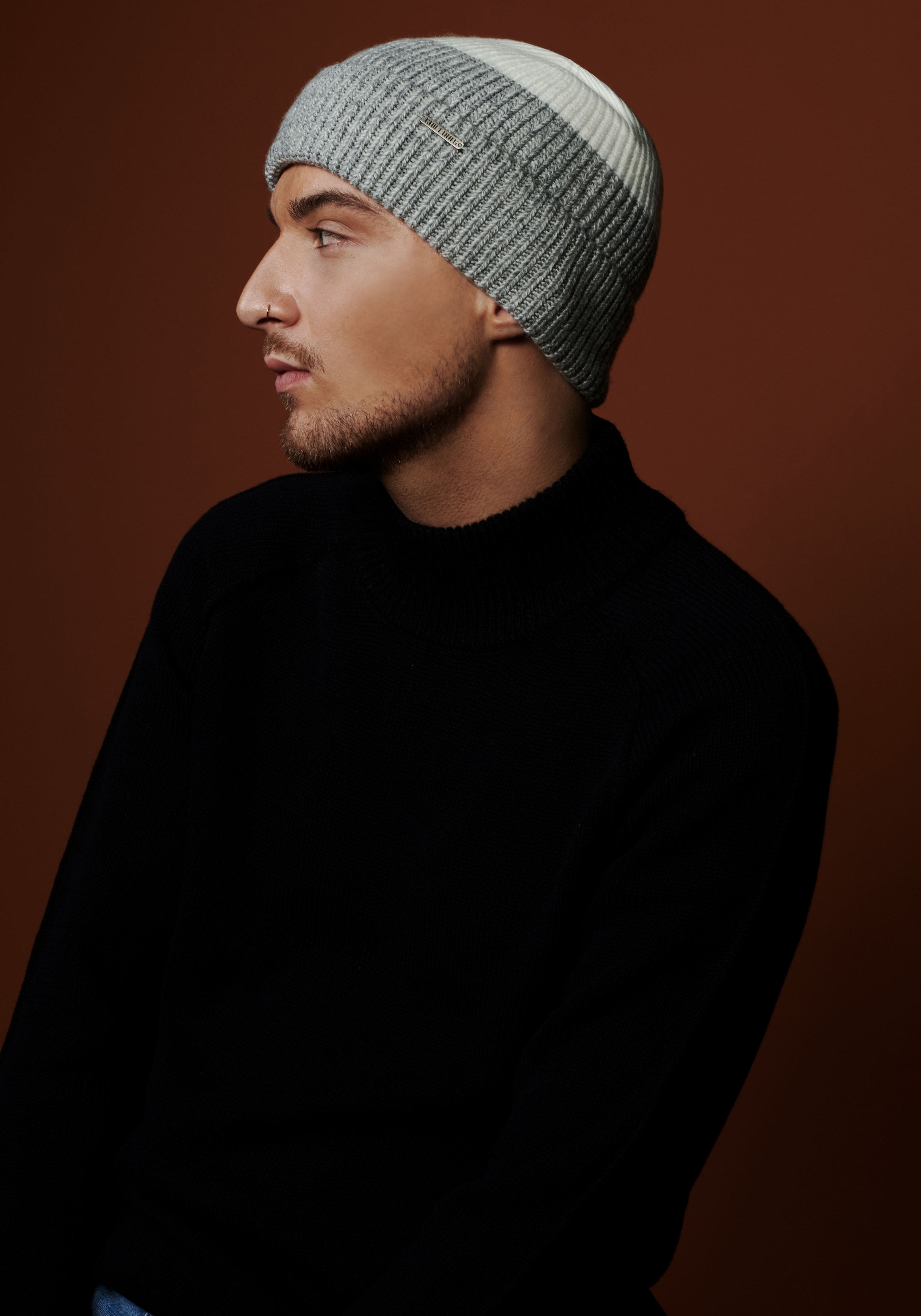 chillouts Beanie »Felix Hat«, in Two-Tone Optik mit Umschlag